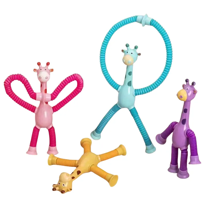LED Telescopic Suction Cup Giraffe Toy 8