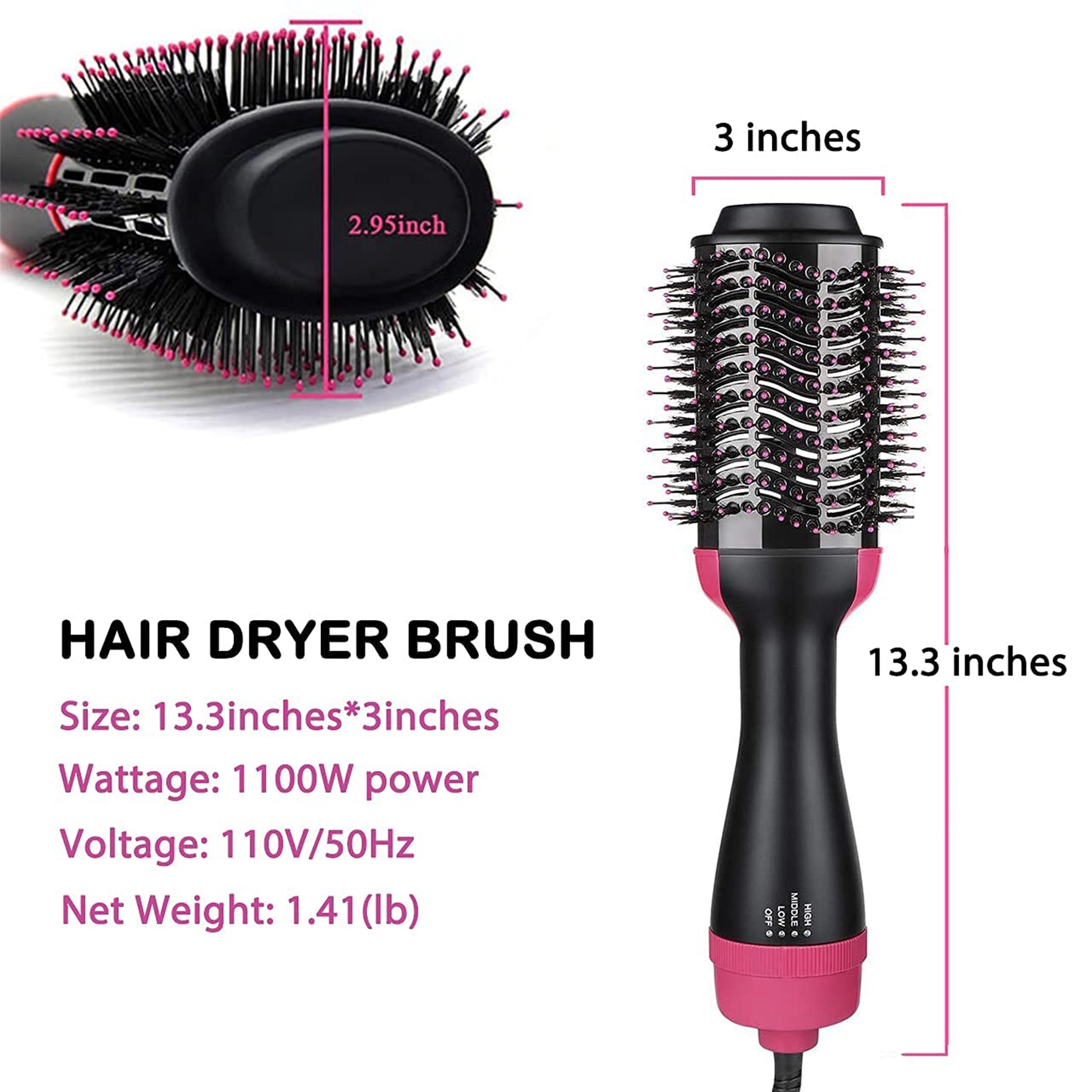 Hot Air Brush Dryer 9