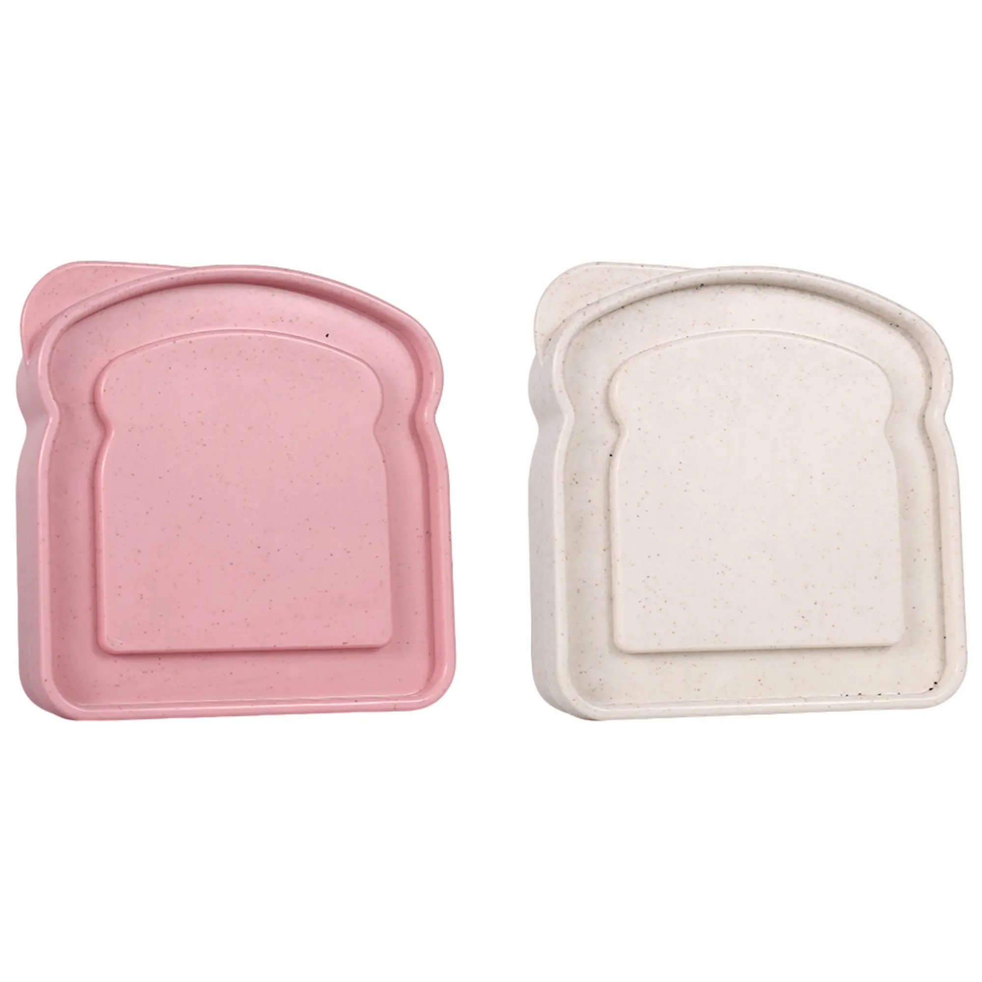 Wheat Straw Sandwich Box, Portable Fresh-Keeping Bento 2