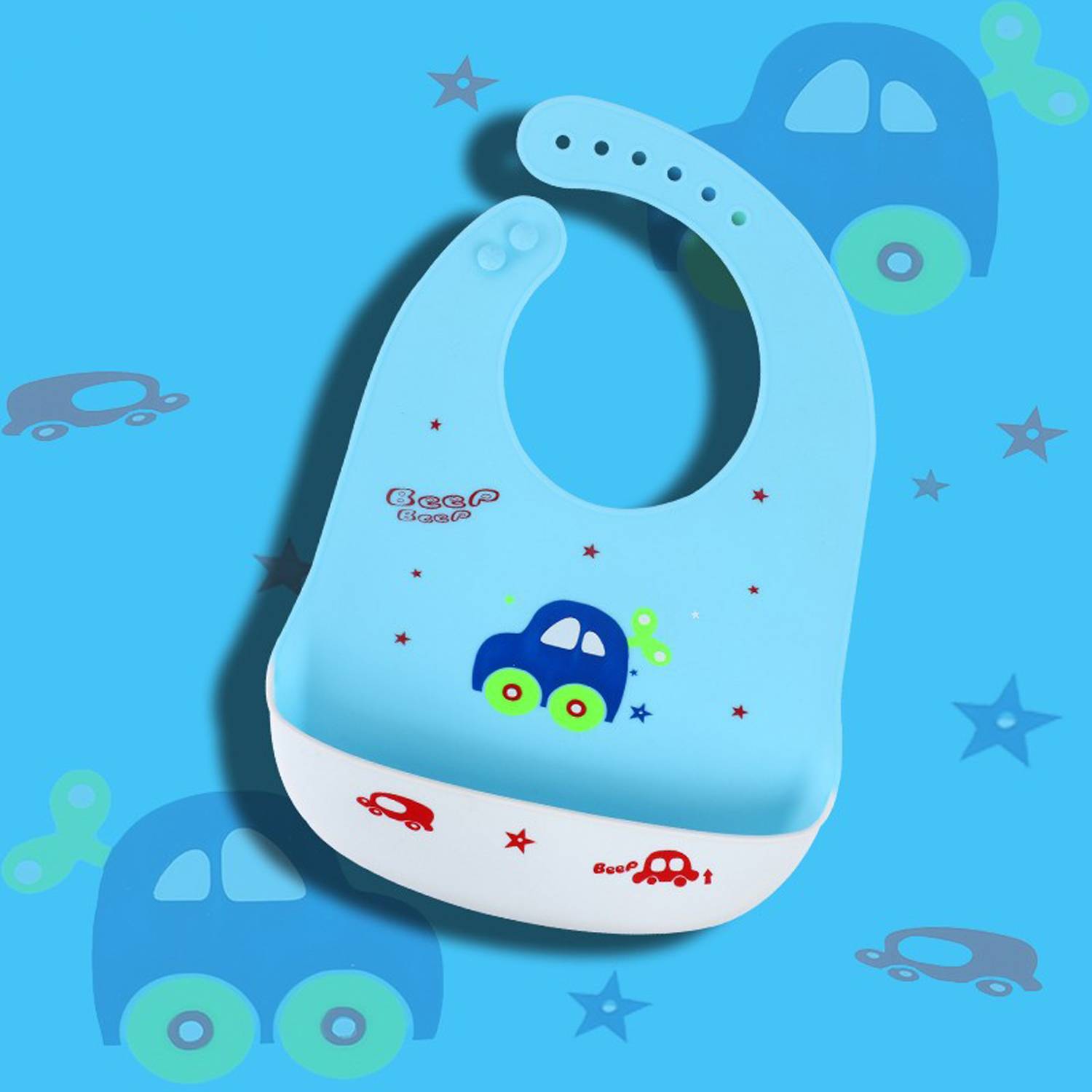 Adjustable Baby Silicone Bib 3