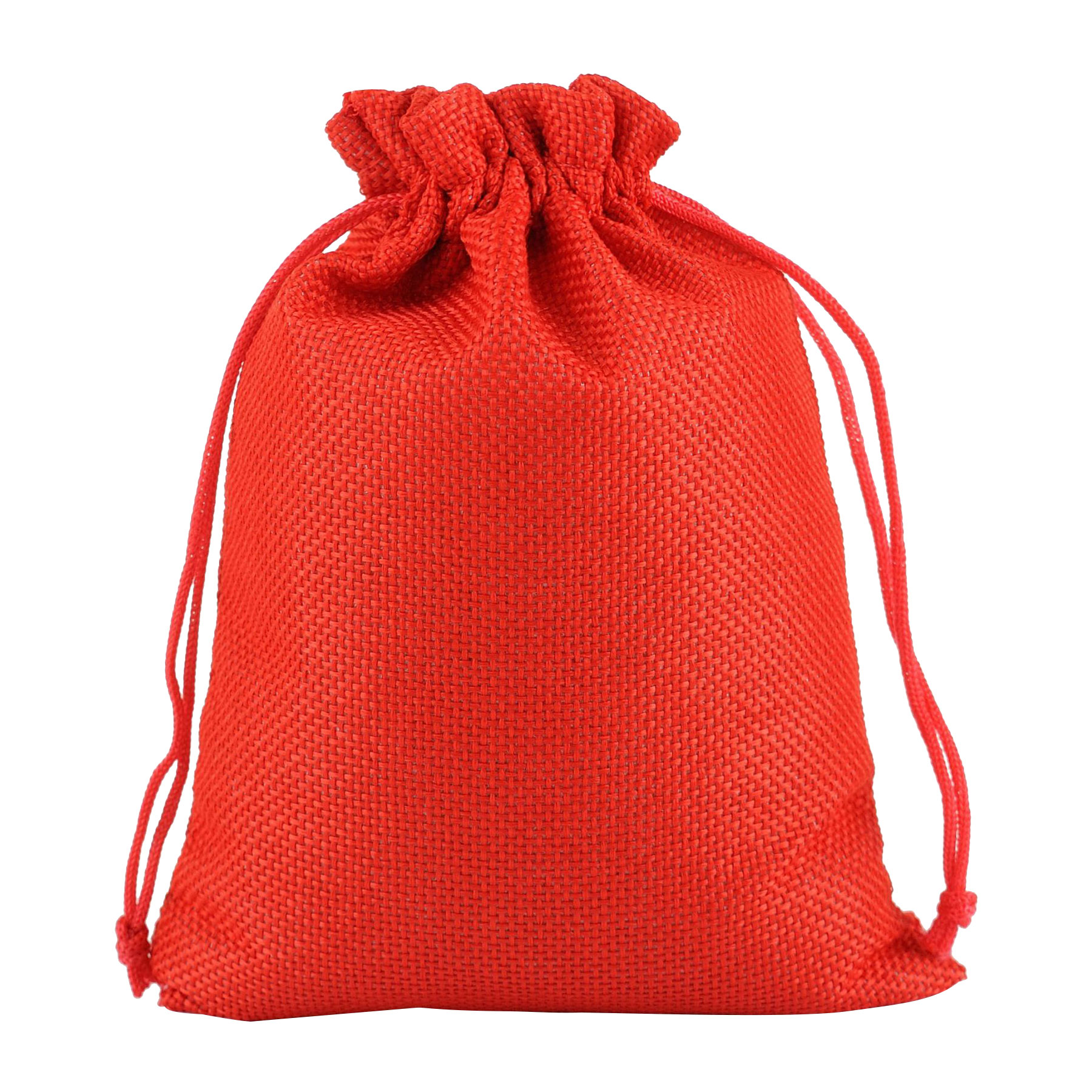 Burlap Drawstring Bag 14