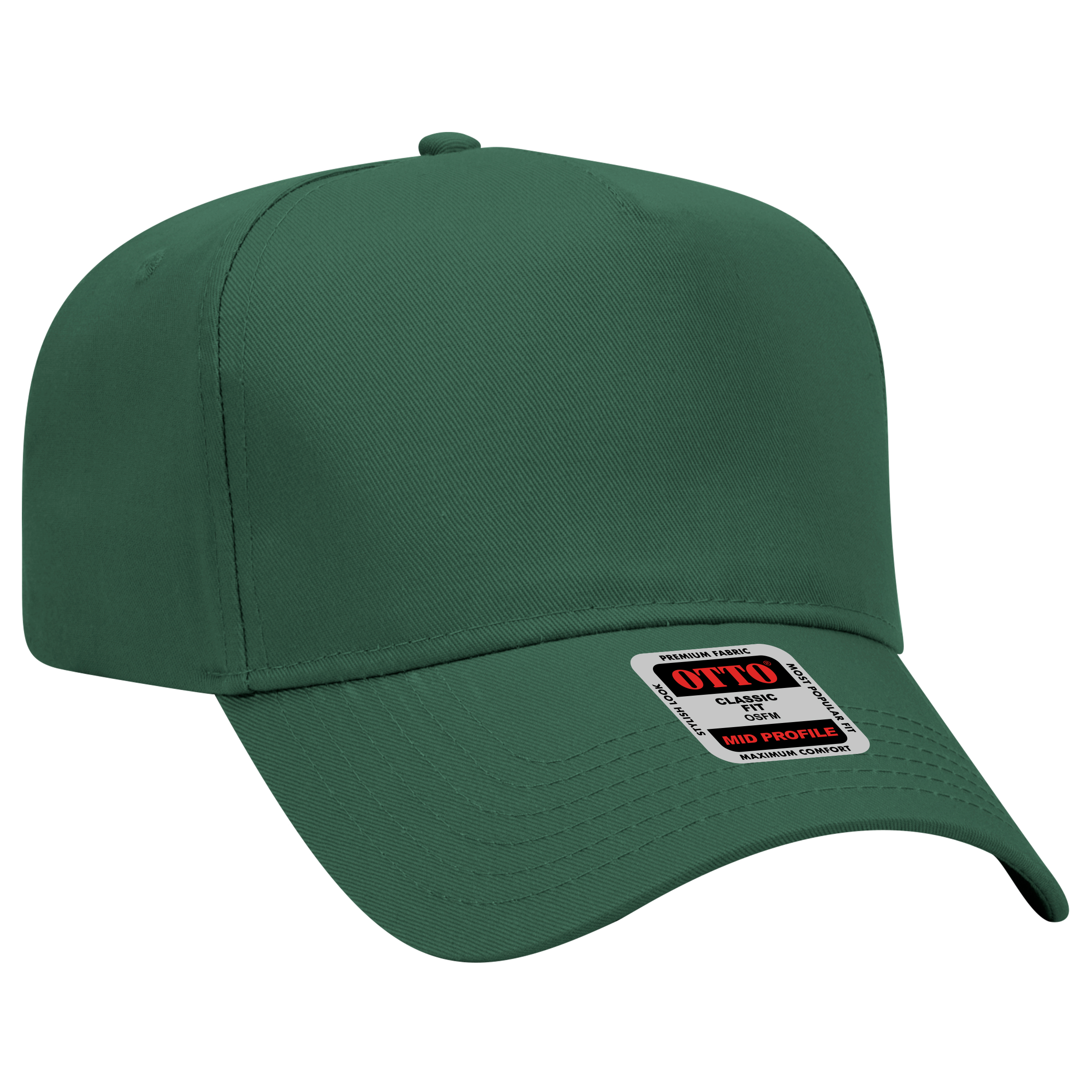 OTTO CAP® 5 Panel Mid Profile Baseball Cap 28
