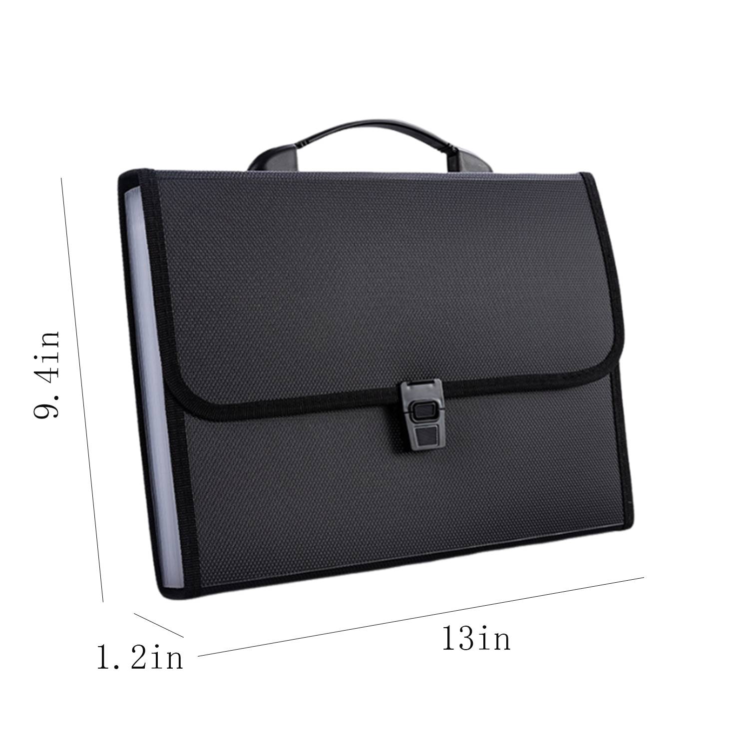 Portable 13 Pocket Expanding Accordion File Folder 4