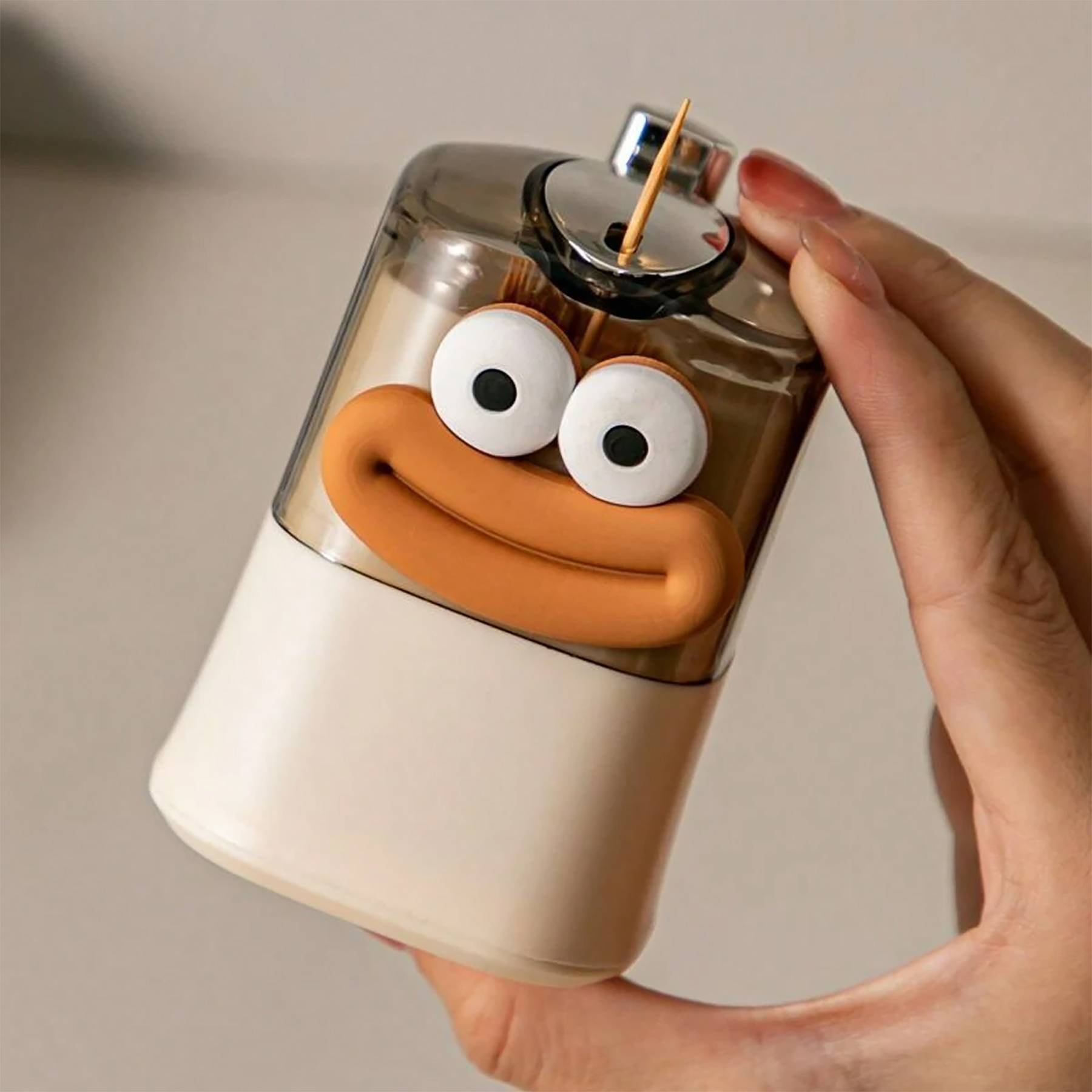 Toothpick Holder Pop-Up Automatic Tooth Pick Dispenser 5