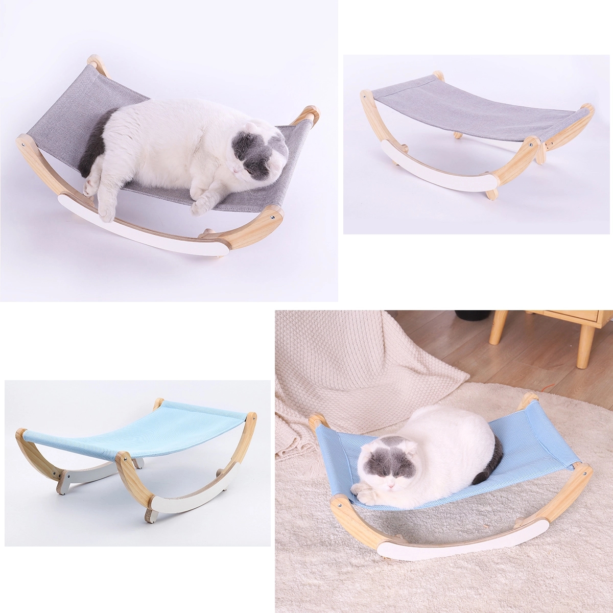 Hammock New Moon Cat Bed Swing Chair 4