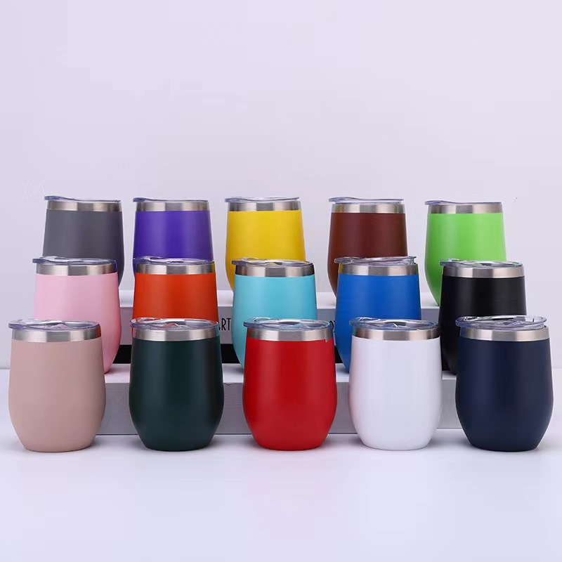 12oz U-Shaped Solid Egg Shell Cup 1