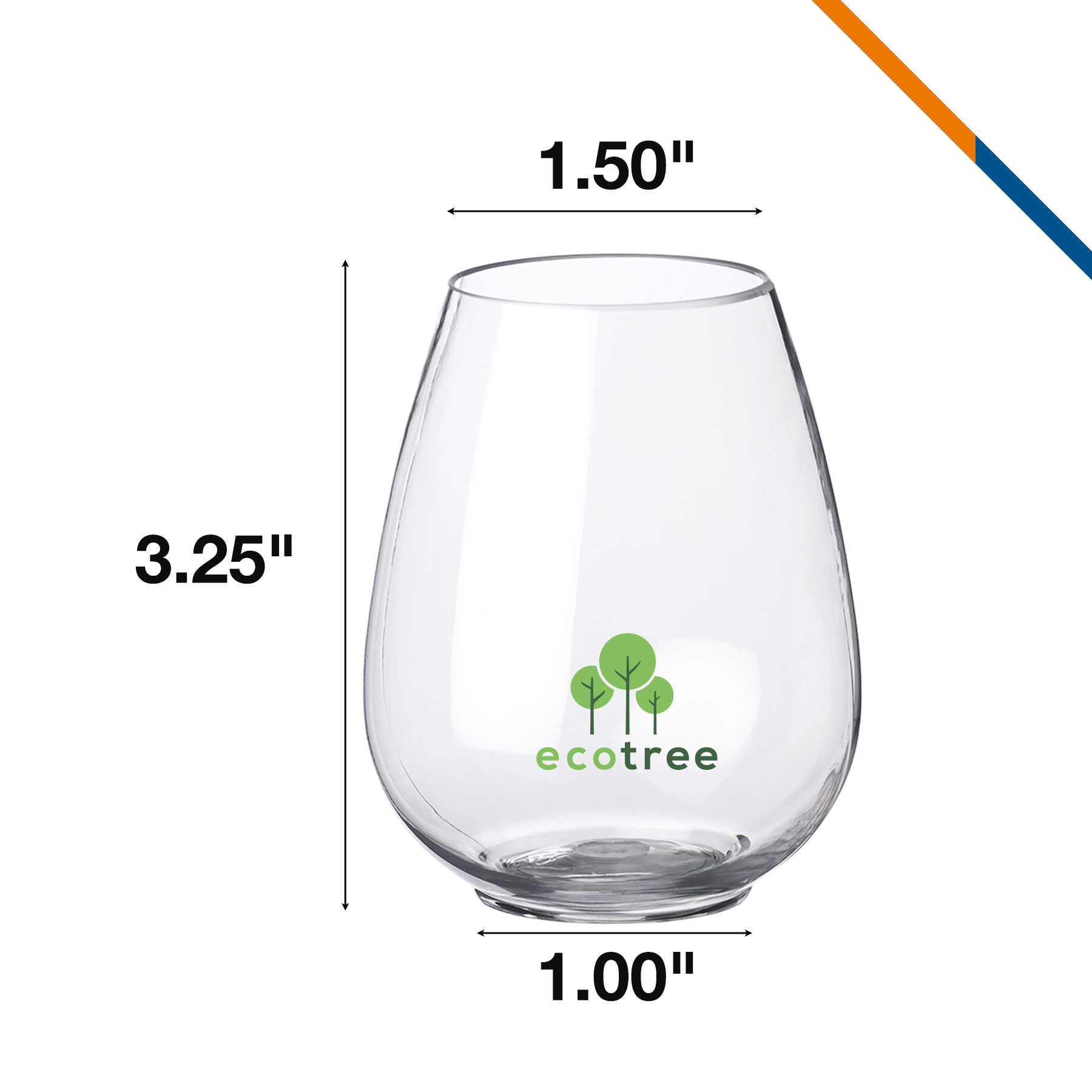 Julie Plastic Stemless Sampler - 6 OZ. 5