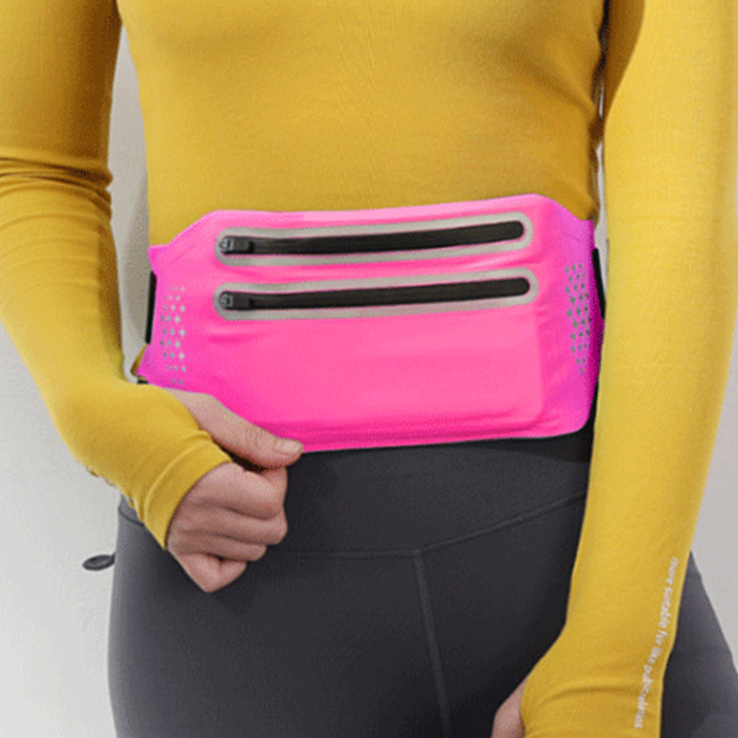 Nylon Travel Sports Close Fitting Waist Bag 5