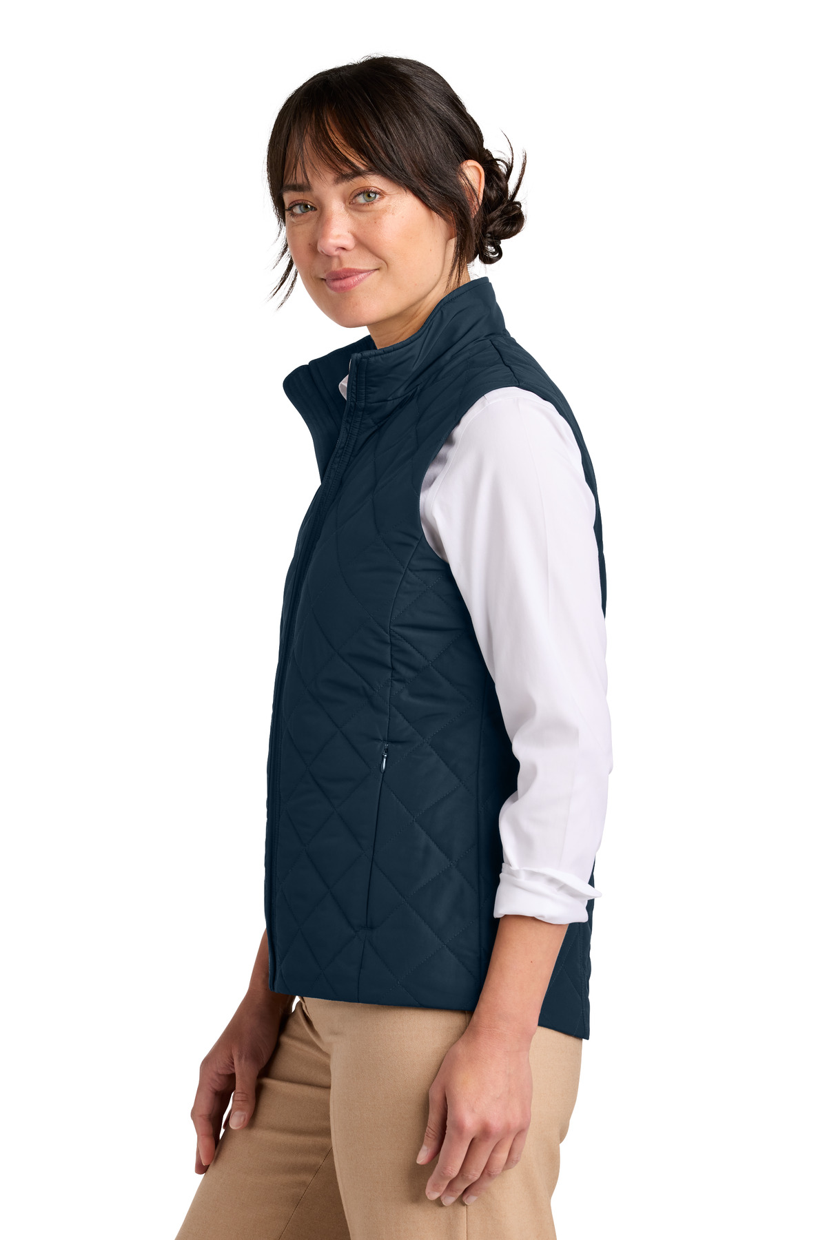 Brooks Brothers Women's Quilted Vest BB18603 2