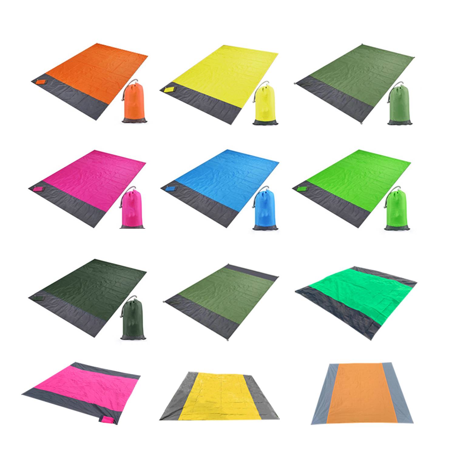 Outdoor camping mat, a convenient and foldable picnic mat. 3