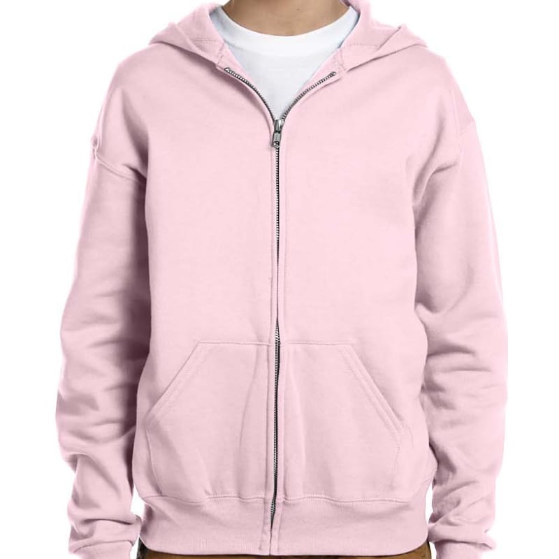 Jerzees Youth 8 Oz., 50/50 NuBlend® Fleece Full-Zip Hood 1