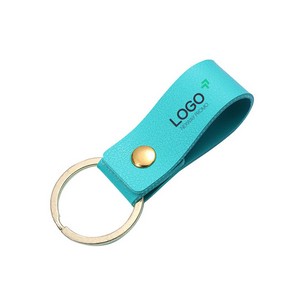 Stylish PU Leather Keychain With Key Ring Design 2