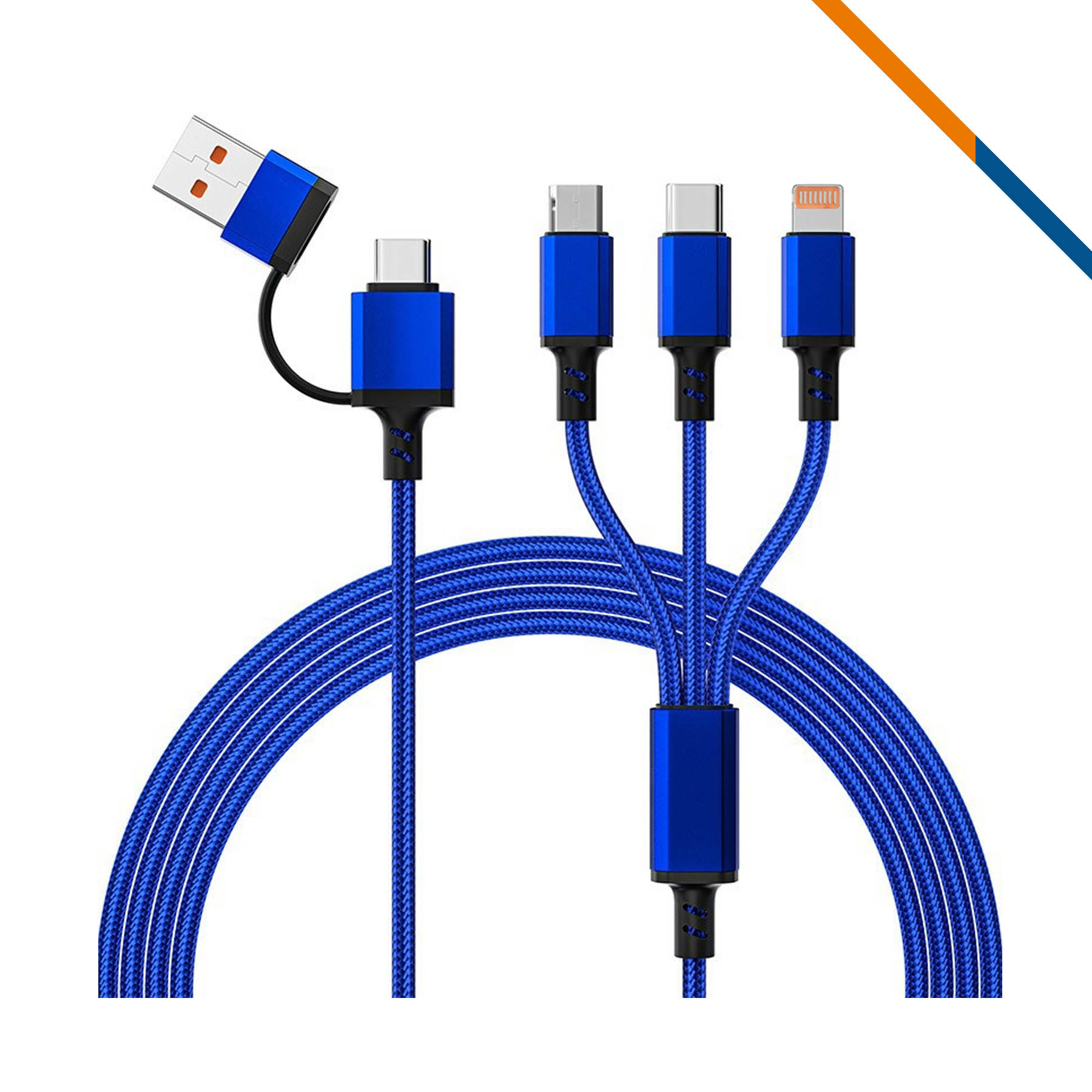 ZapCord 5in1 Fast Charging Data Transfer Cable 13