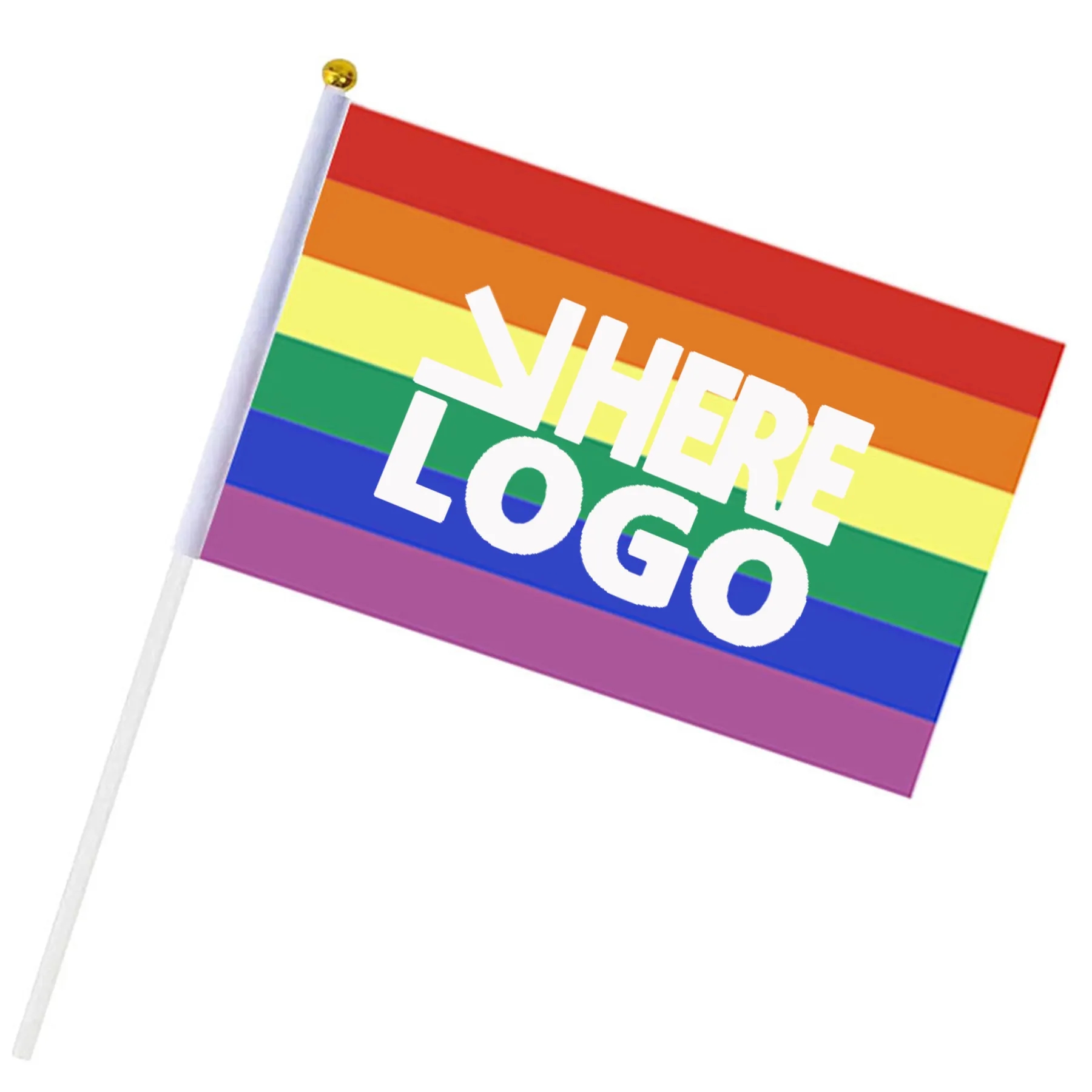 Small Progress Pride Rainbow Flag 1