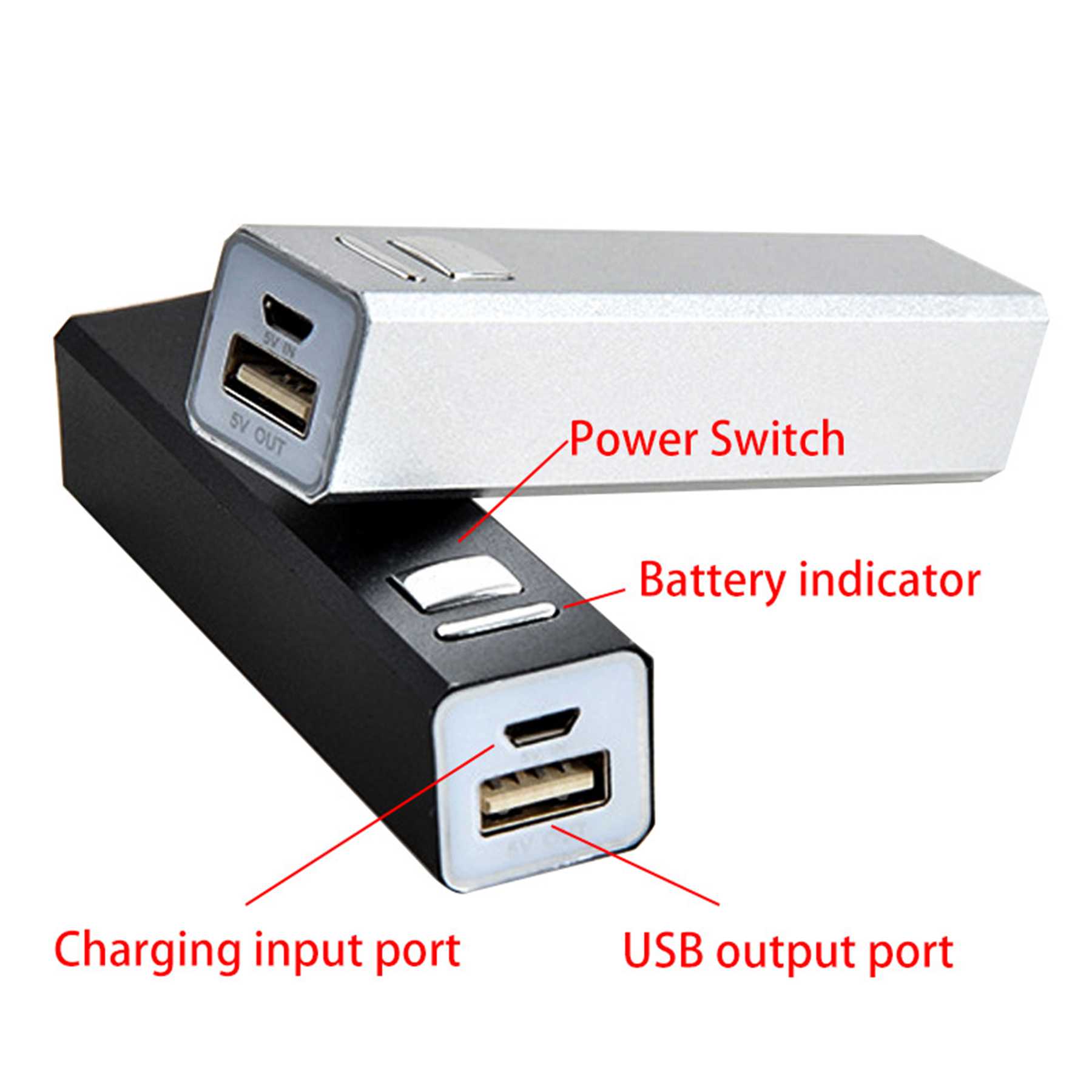 Portable Lipstick Shape Power Bank 7