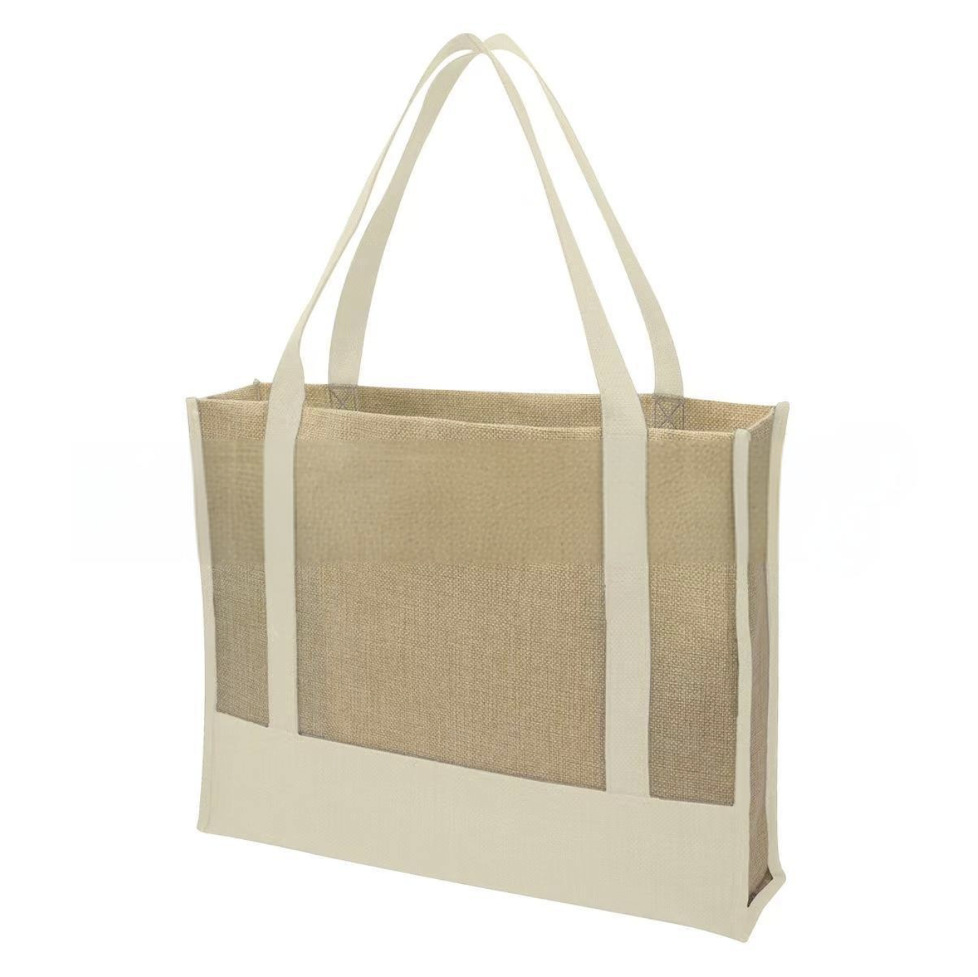 Polyester Sustainable Jute Tote 1