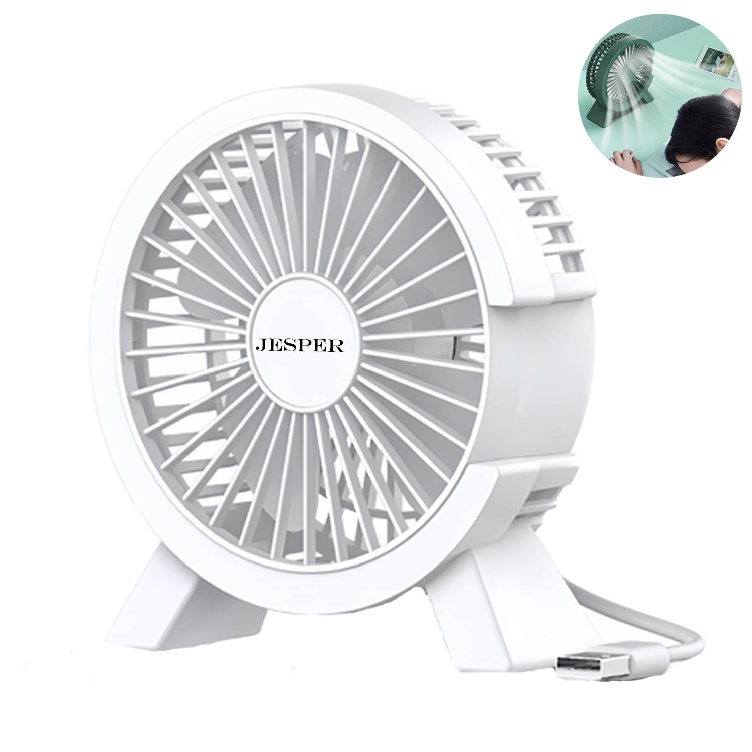 Portable USB Plug in Power Mini Desk Fan 1