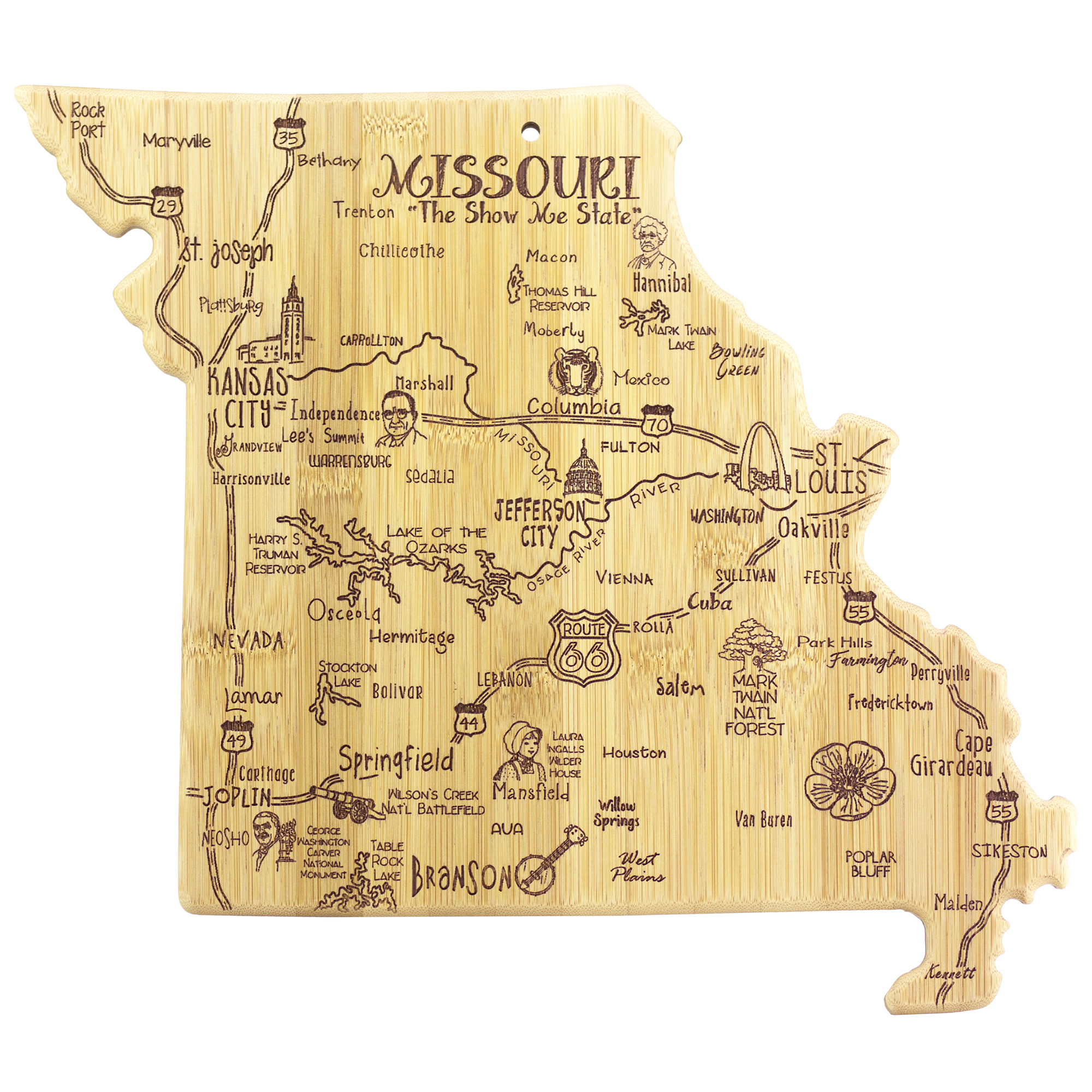Destination Missouri Cutting & Serving Board 6