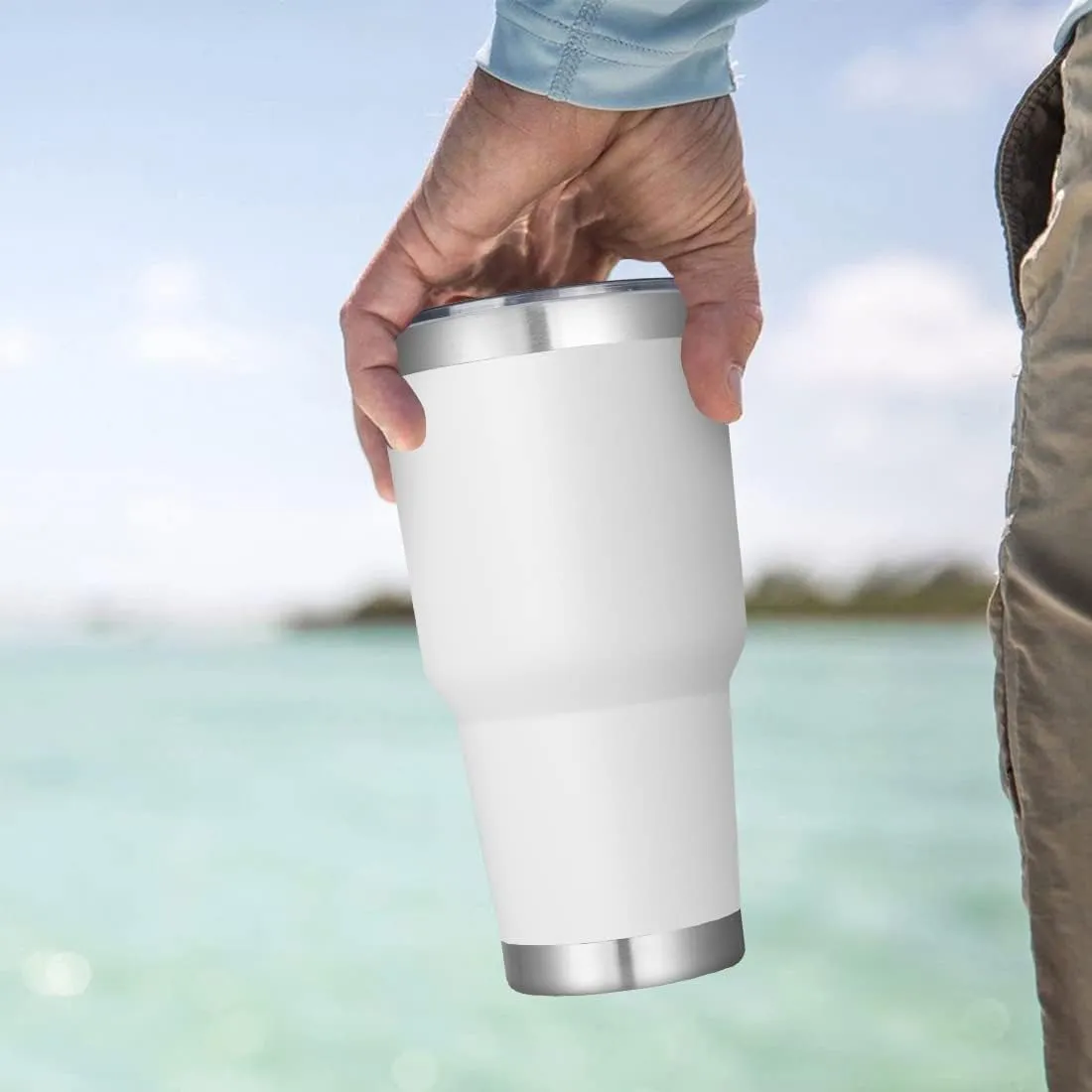 Eco-friendly Double Walled Stainless Steel Travel Coffee Mug 3