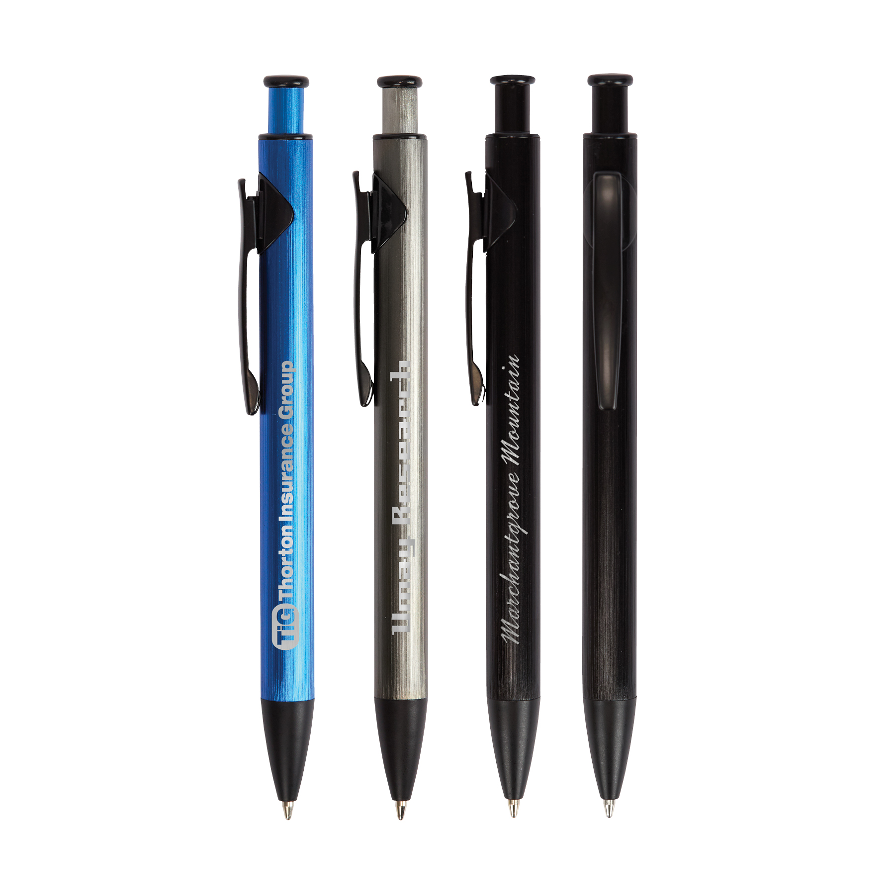 Illuminate Recycled Aluminum Plunge-Action Pen 2