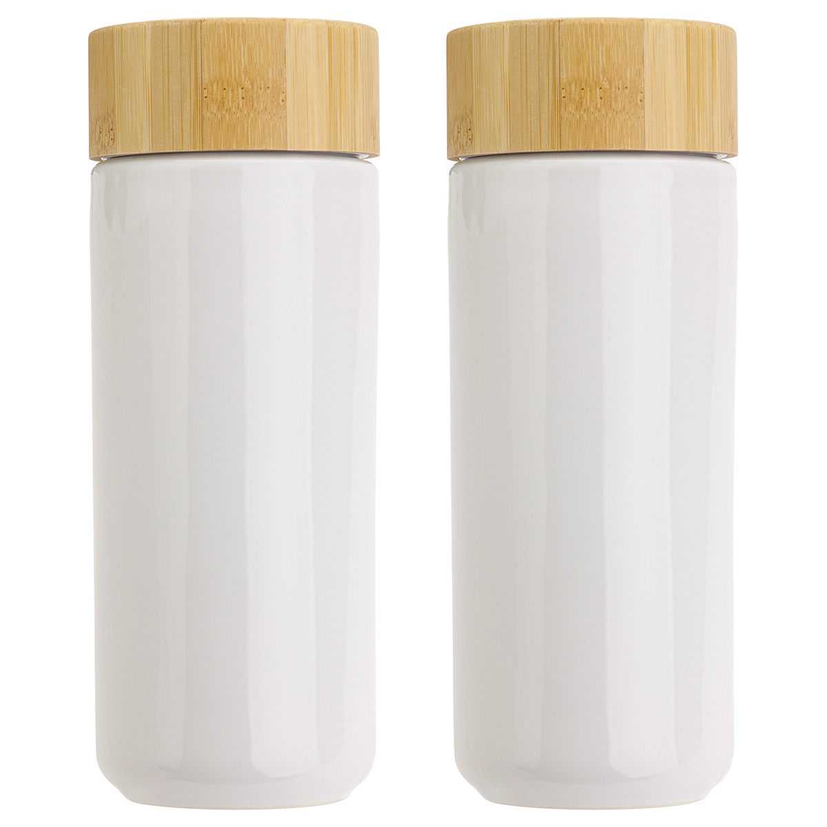 Milan 10 oz Ceramic Tumbler with Bamboo Lid 12