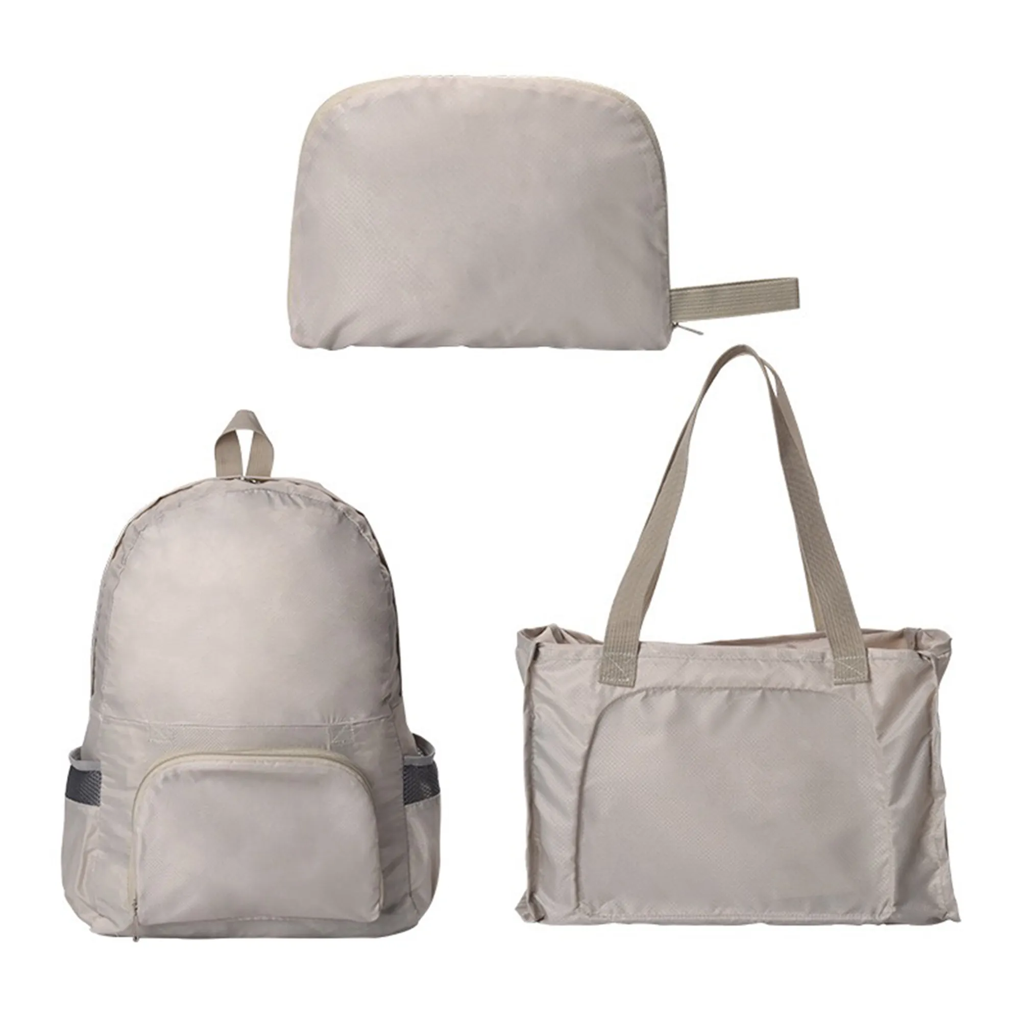 MOQ20 Foldable Multifunction Backpack Lightweight Travel Bag 5