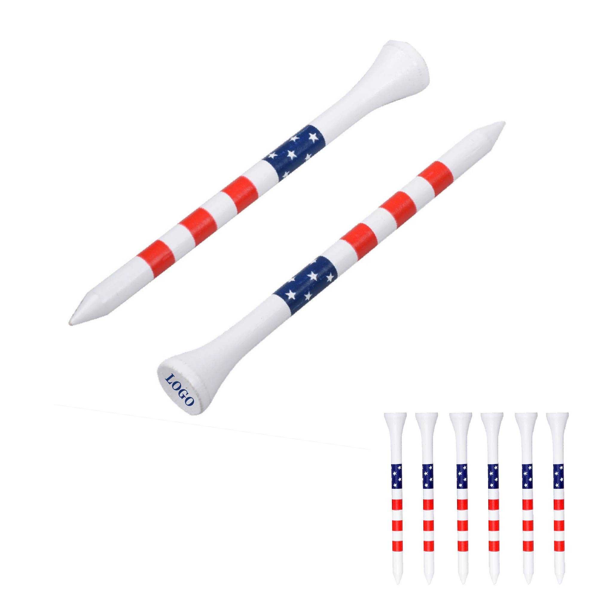 MOQ 10 pcs 3.27 inches Golf Tee 2