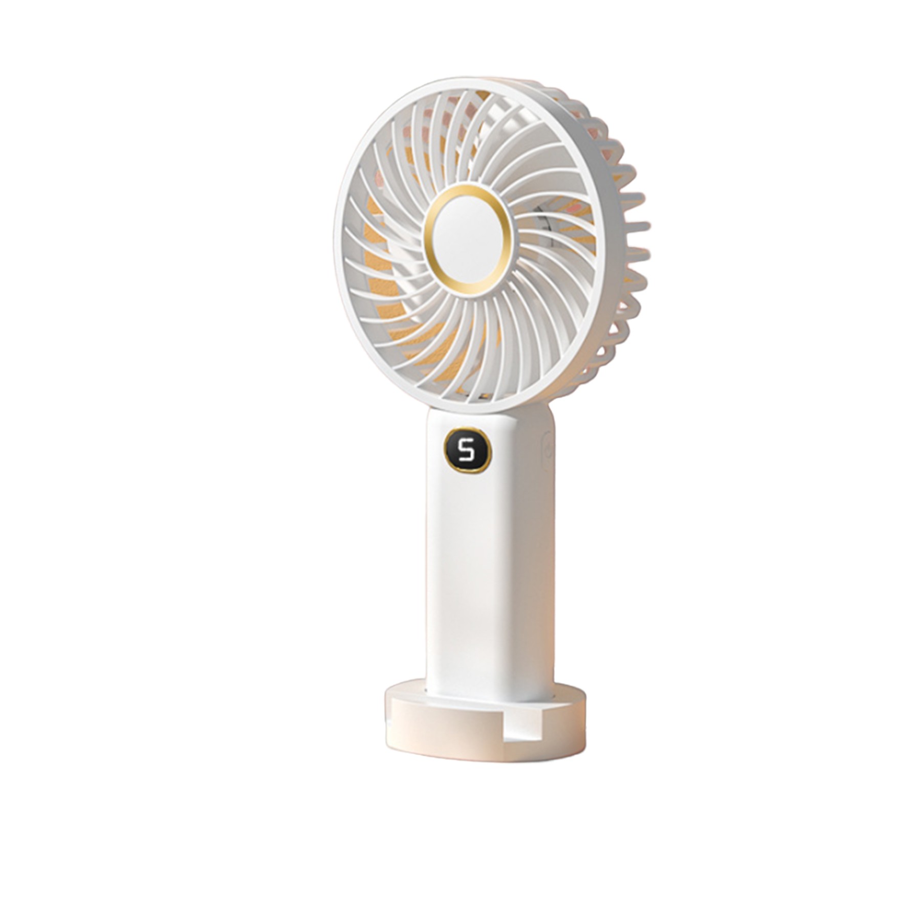 5 Speed Handheld Fan With Stand 2