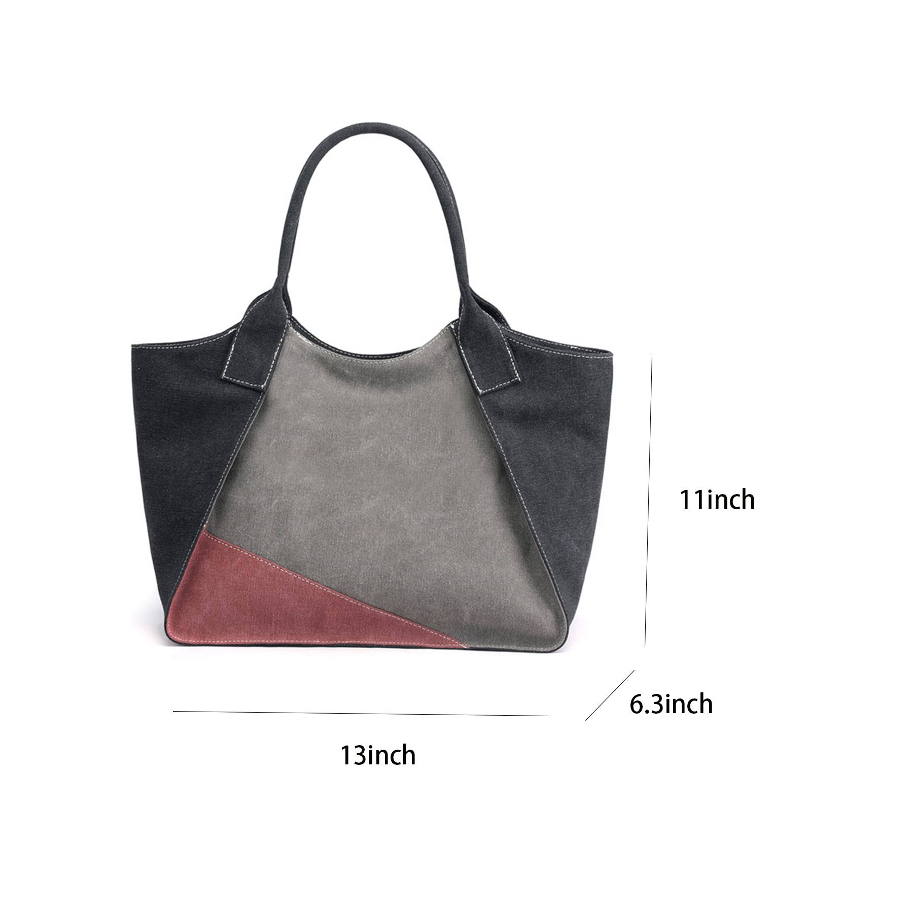 Popularity Canvas Ladies Handbag Tote Bag 4