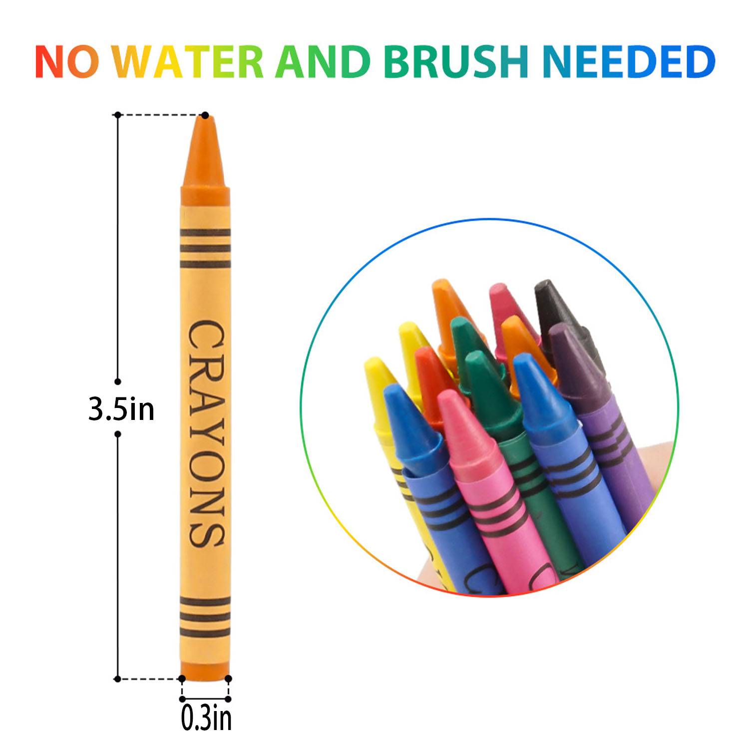 Rectangular 8 Piece Crayon 3