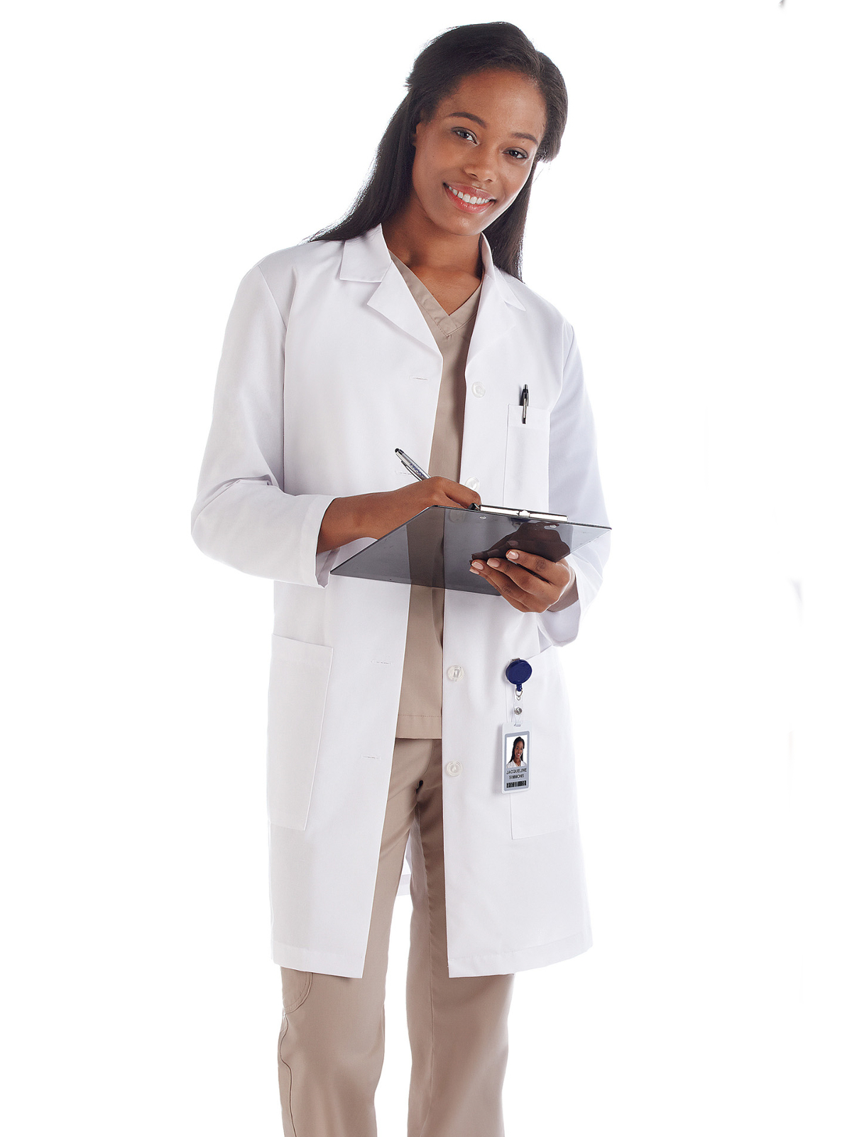 Meta Labwear - Women's Three-Pocket 37" Full-Length Lab Coat