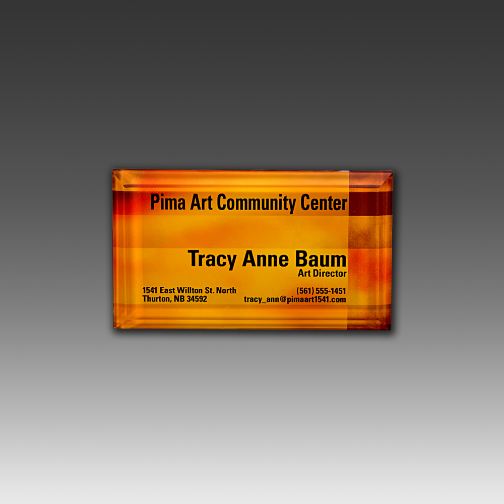 4" x 2.5" AcryliPrint HD Rectangle Paperweight 2