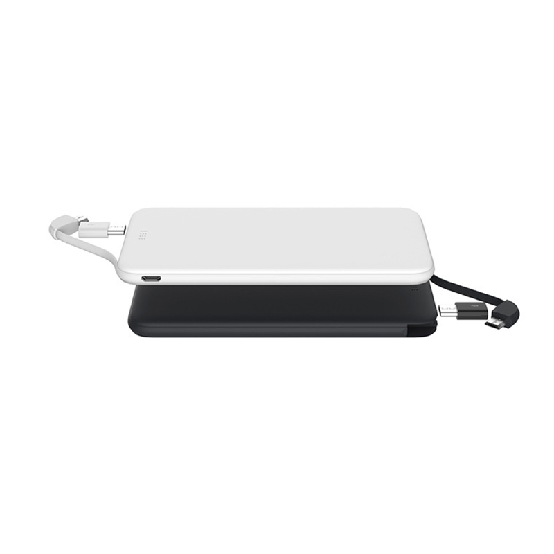 Portable Power Bank w/Built-in Cables 9