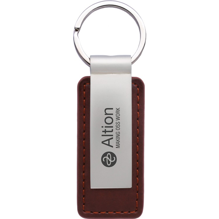 Leather & Metal Key Chain