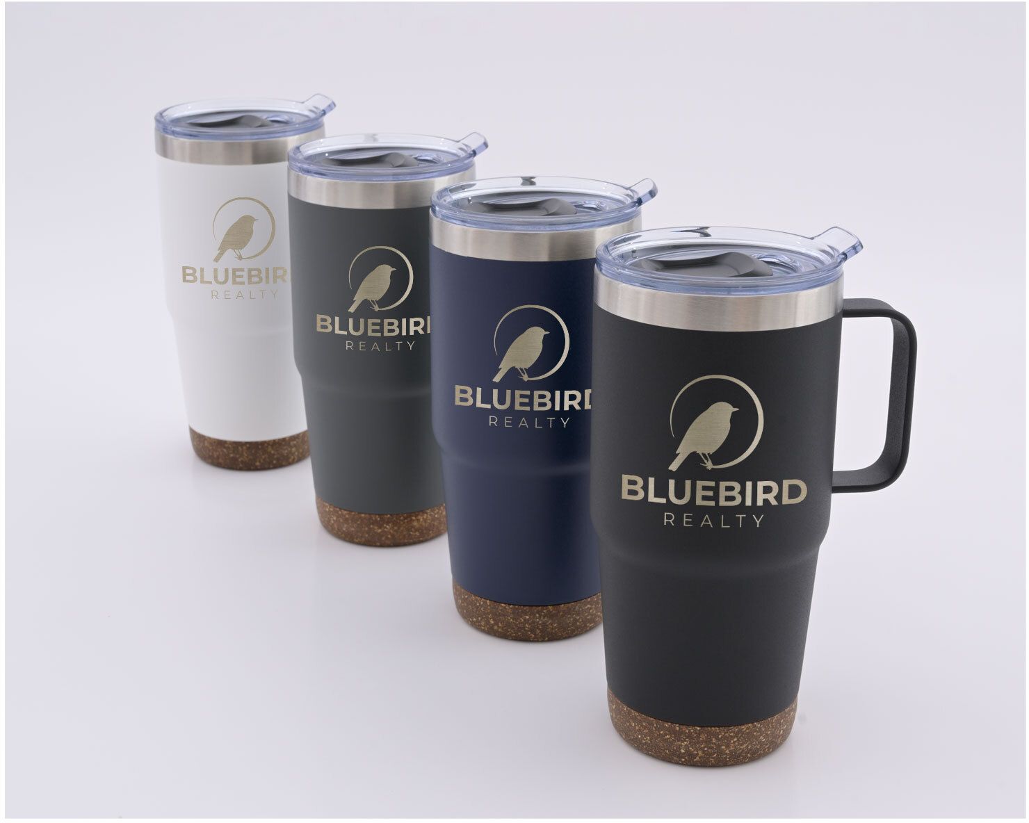 SARATOGA POWDER CORK BOTTOM MUG 24 OZ