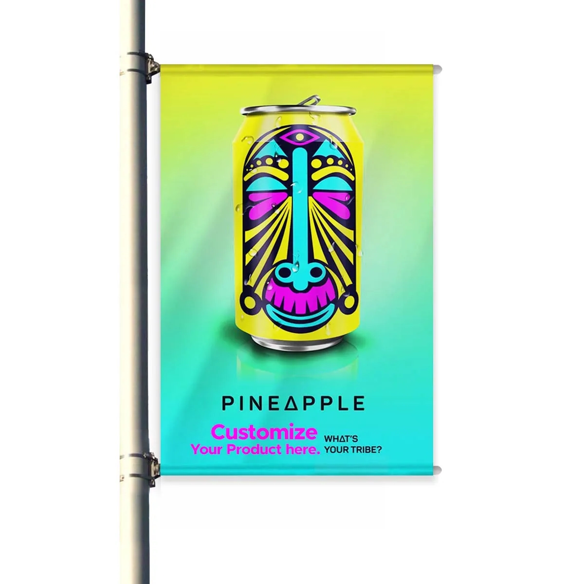Custom Digitally Printed Vinyl Avenue Banner, Double-sided 2