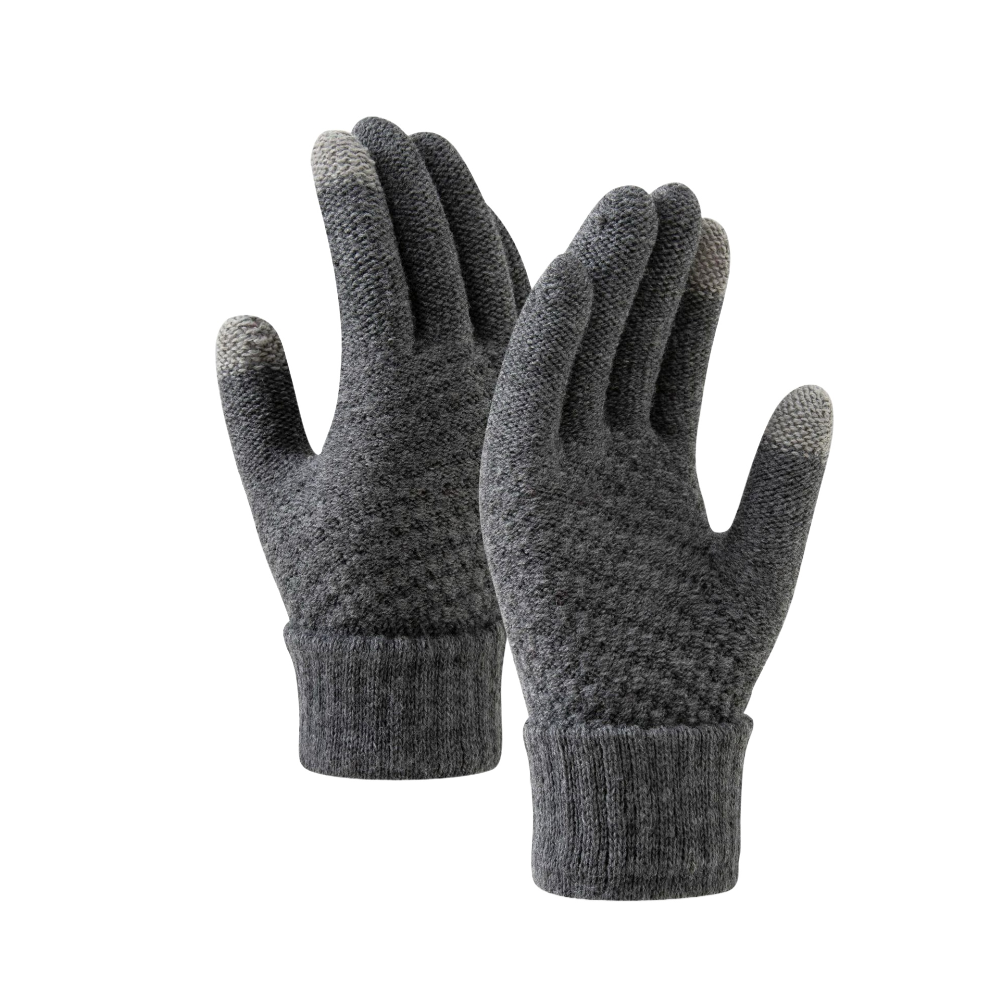 Gloves Cable Knit Warm w/Touchscreen 2