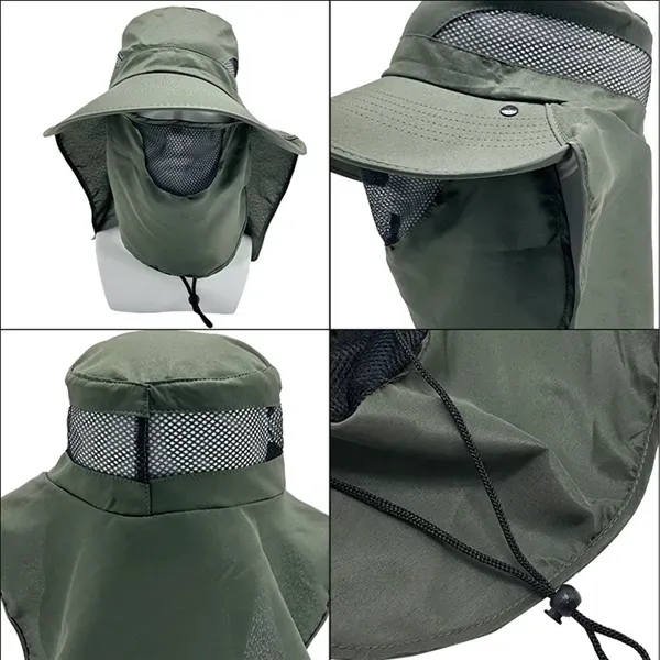 Wide-Brim Sun Hat - Full-Coverage UV Protection 9