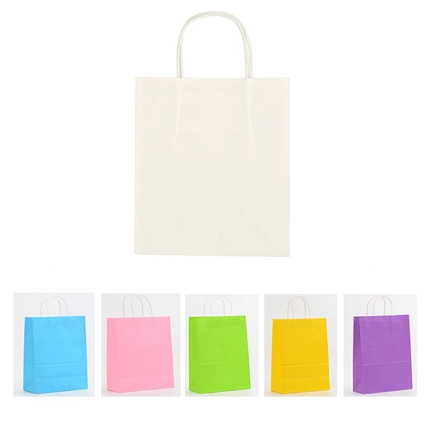White Kraft Shopping Bag 1