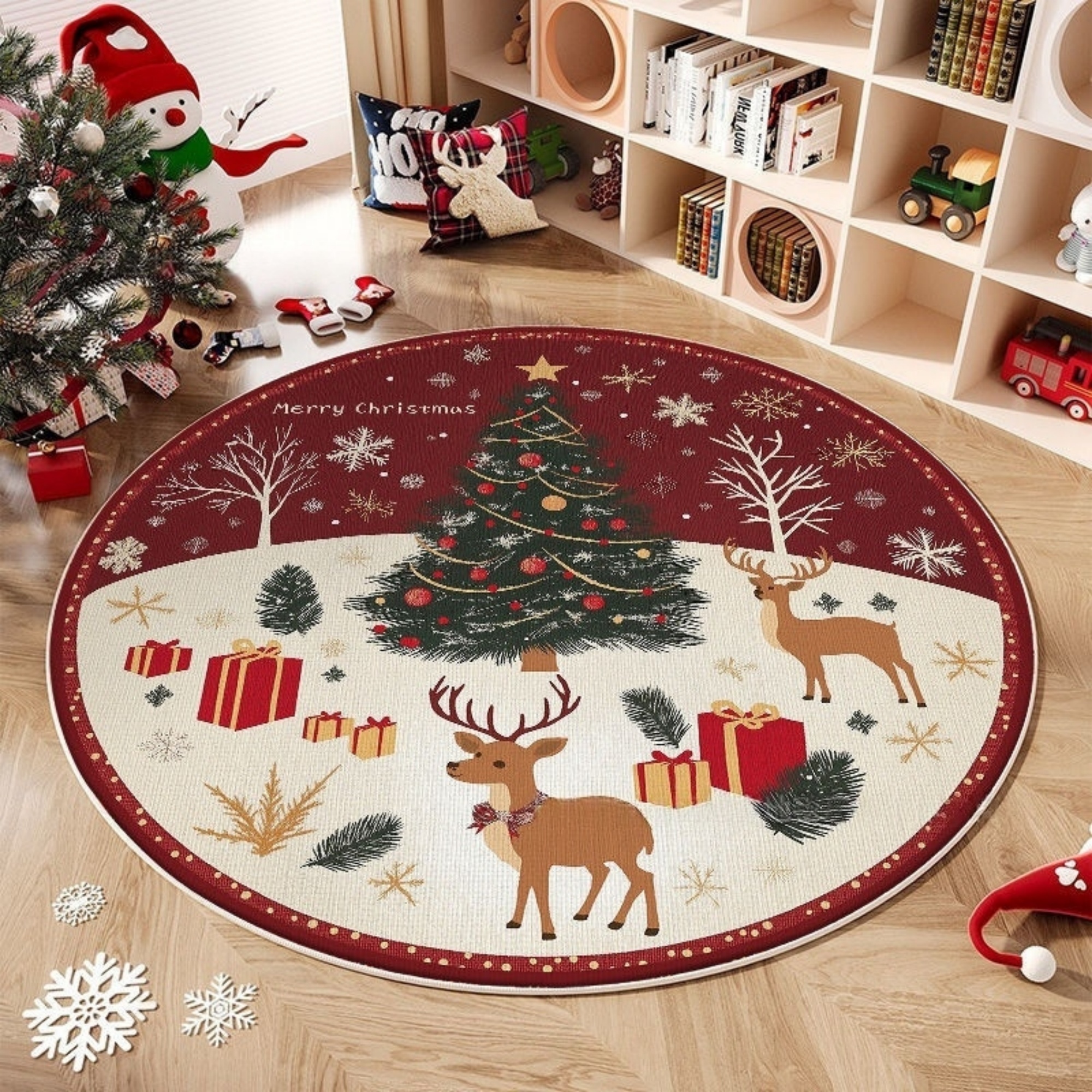 Christmas Floor Mat Holiday rug 4