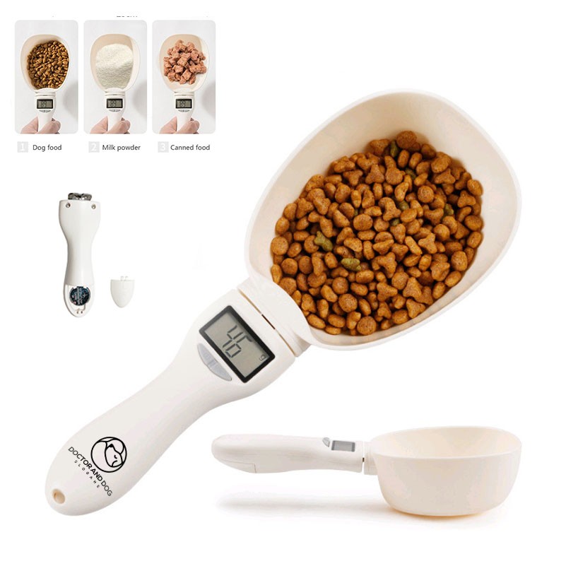 Pet Food Measuring Scoop For Dog Cat Feeding Bowl Kitchen Scale Cup 5