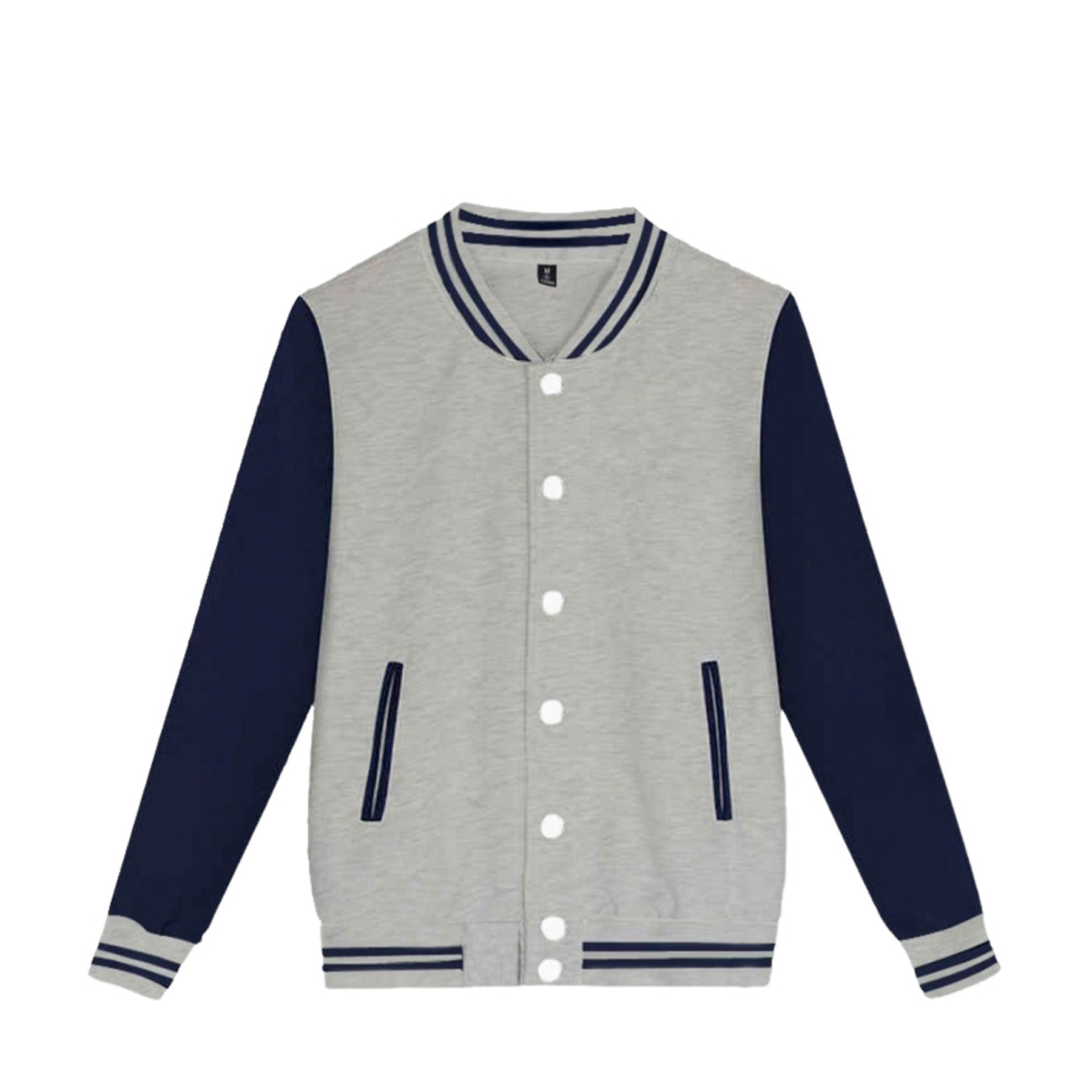 Unisex Long Sleeve Baseball Jacket 8
