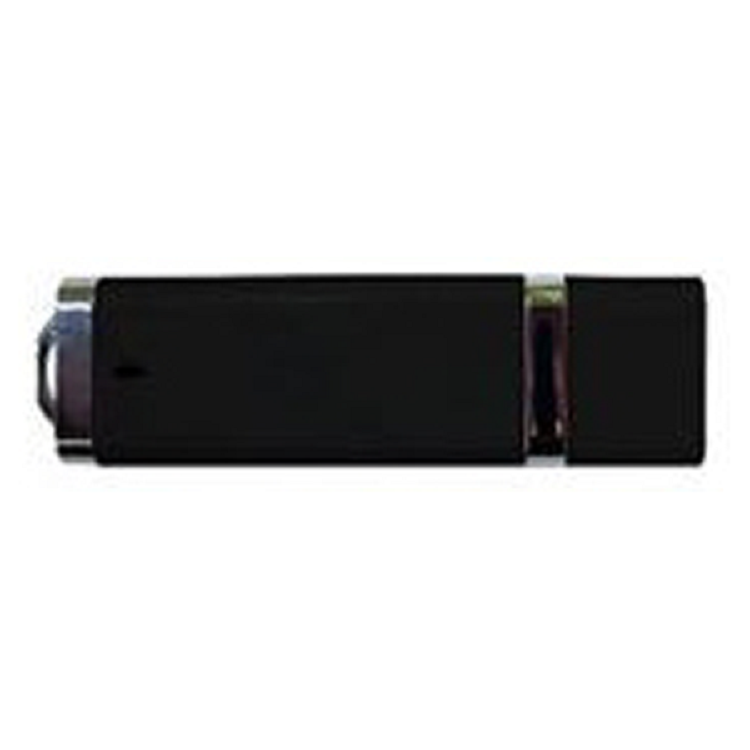 Rectangle Plastic USB Drive w/ Silver Trim 10