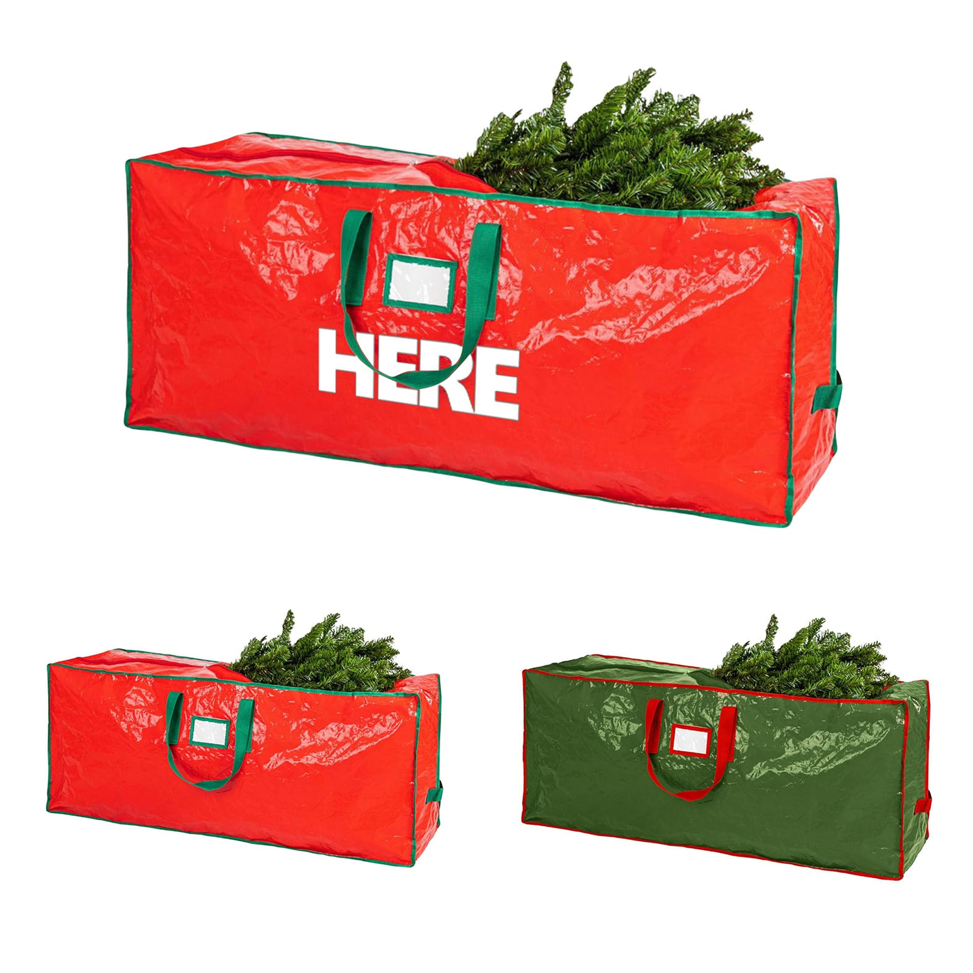 Heavy Duty Handles Waterproof Christmas Tree Storage Bag 2