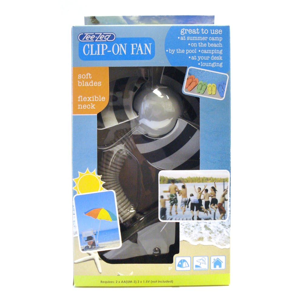 Stroller Fans - Clip-On Gray/Black 1
