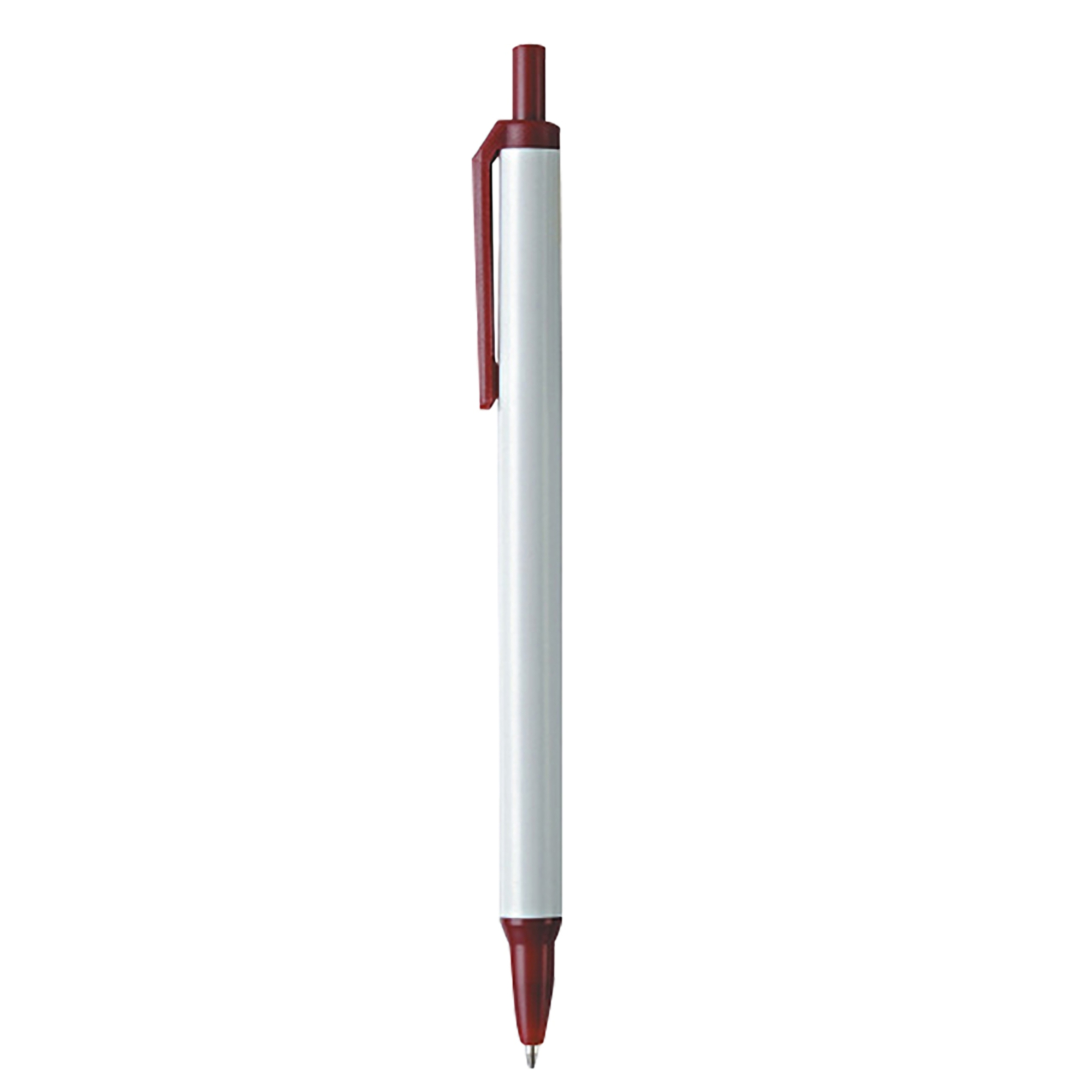 Classic Plastic Ballpoint Pen w/Clip 5