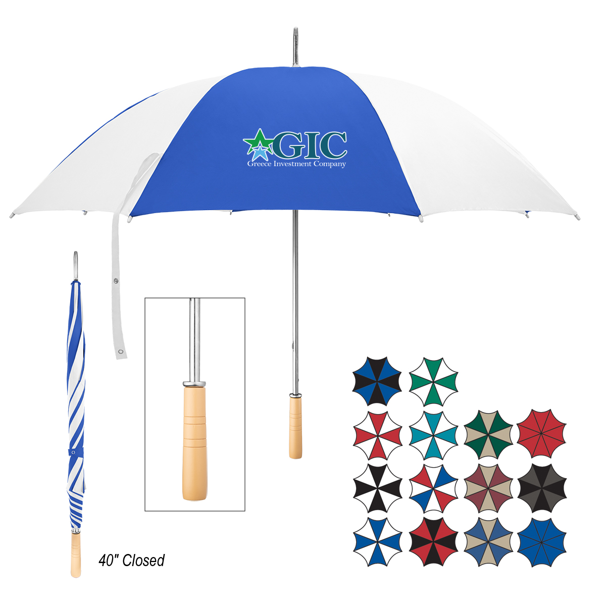 60" Arc Golf Umbrella 11
