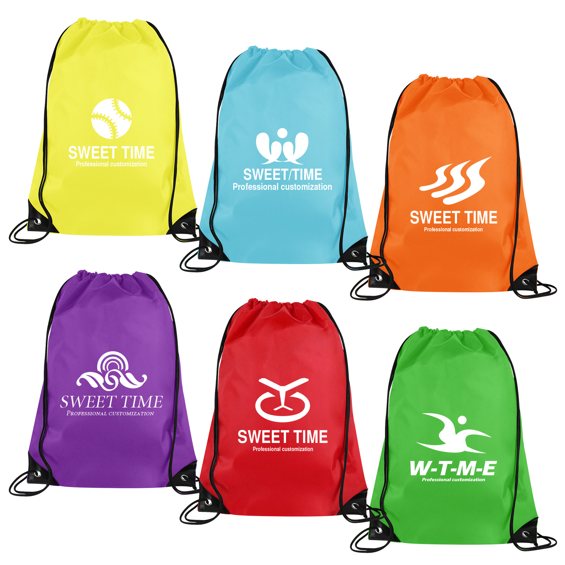 Polyester Drawstring Backpack 12