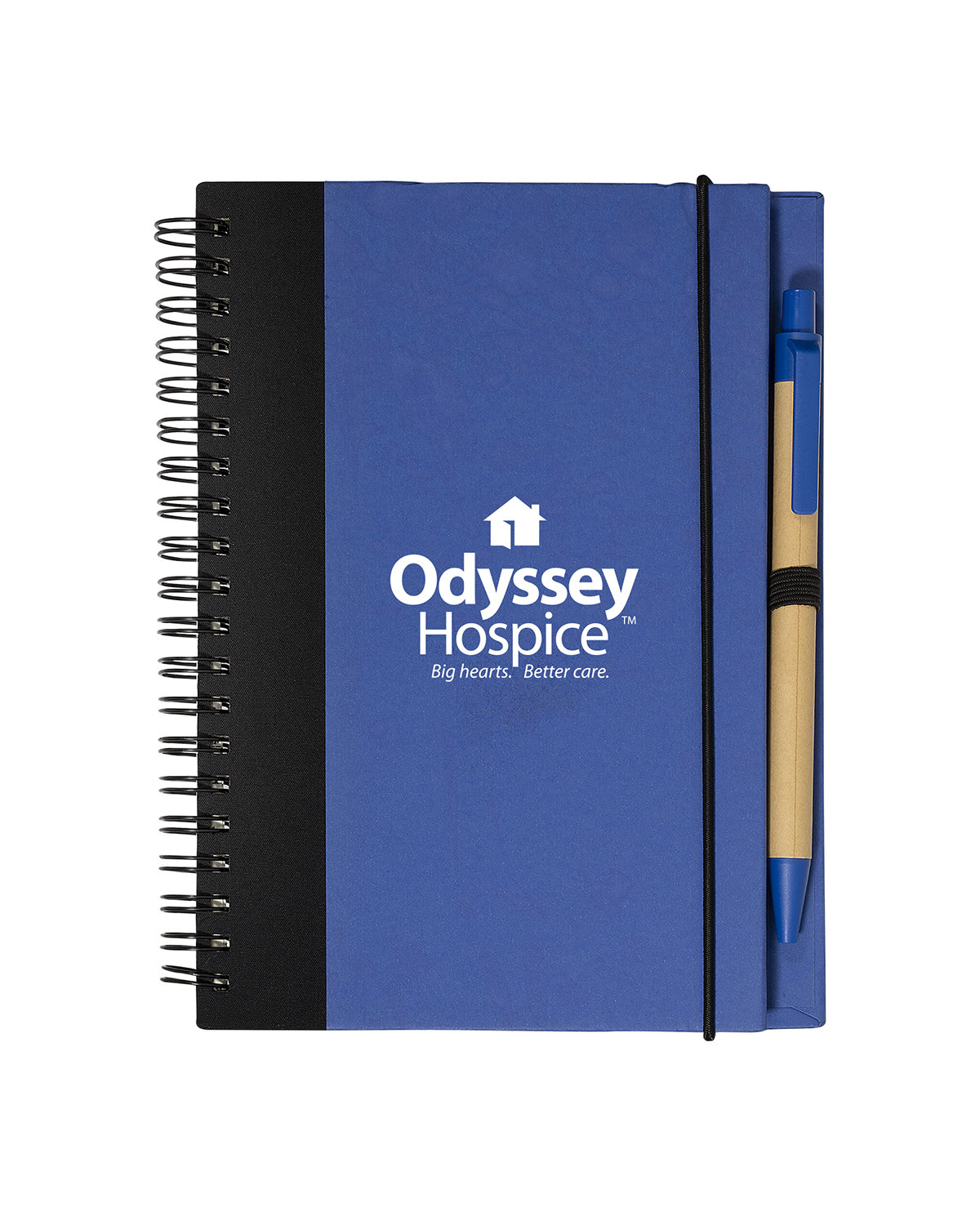 Contrast Paperboard Spiral Notebook & Pen 5.5" x 7.125" 2