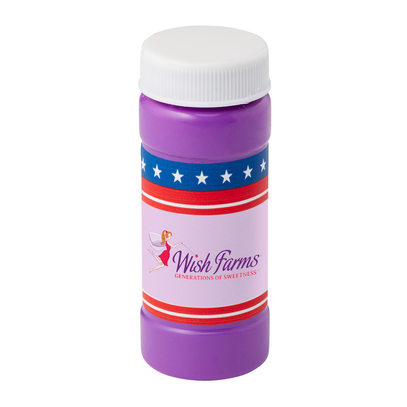 2 oz. Patriotic Bubbles with Full-Color Digital Label 1